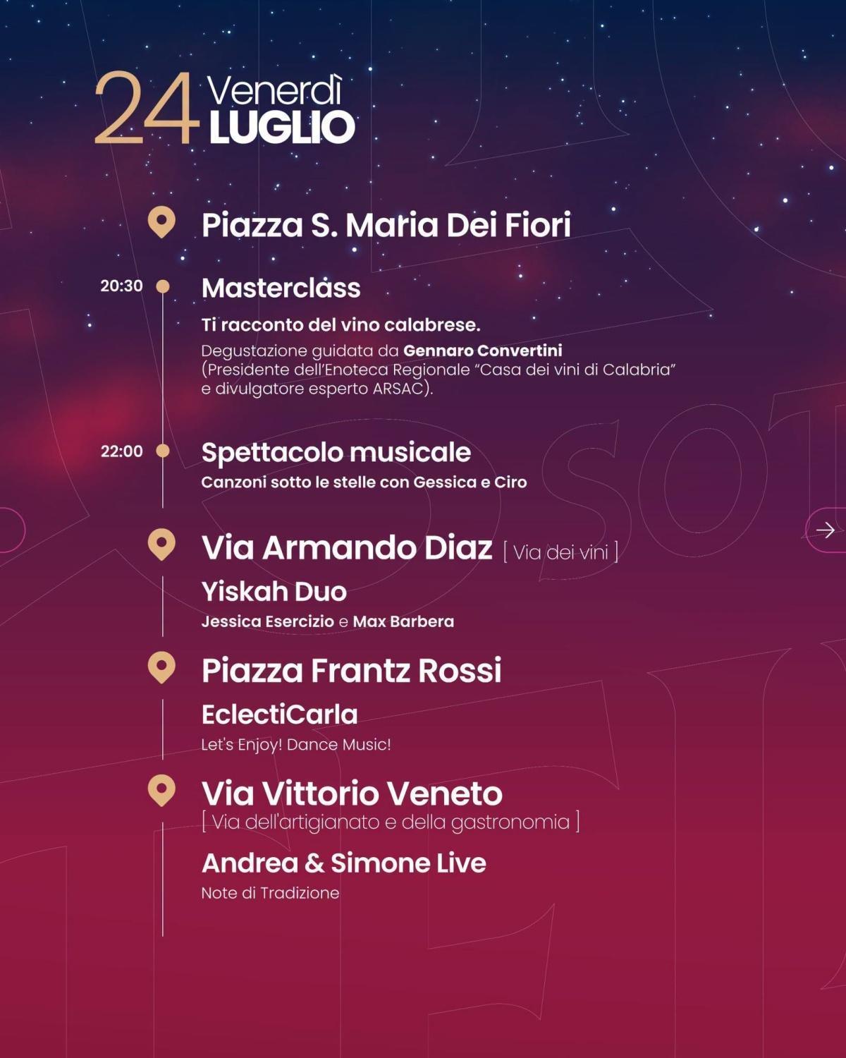 Calici Sotto Le Stelle XVII ED (dalle ore 20.30)