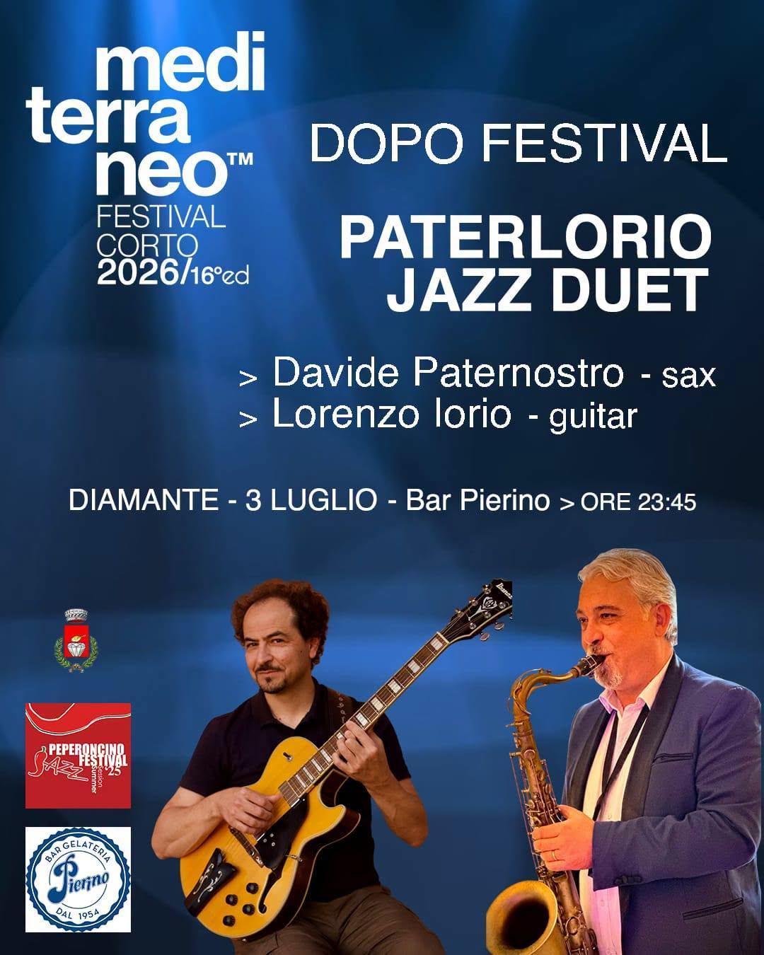 Dopo Festival - Paterlorio Jazz Duo (inizio ore 23.45)
