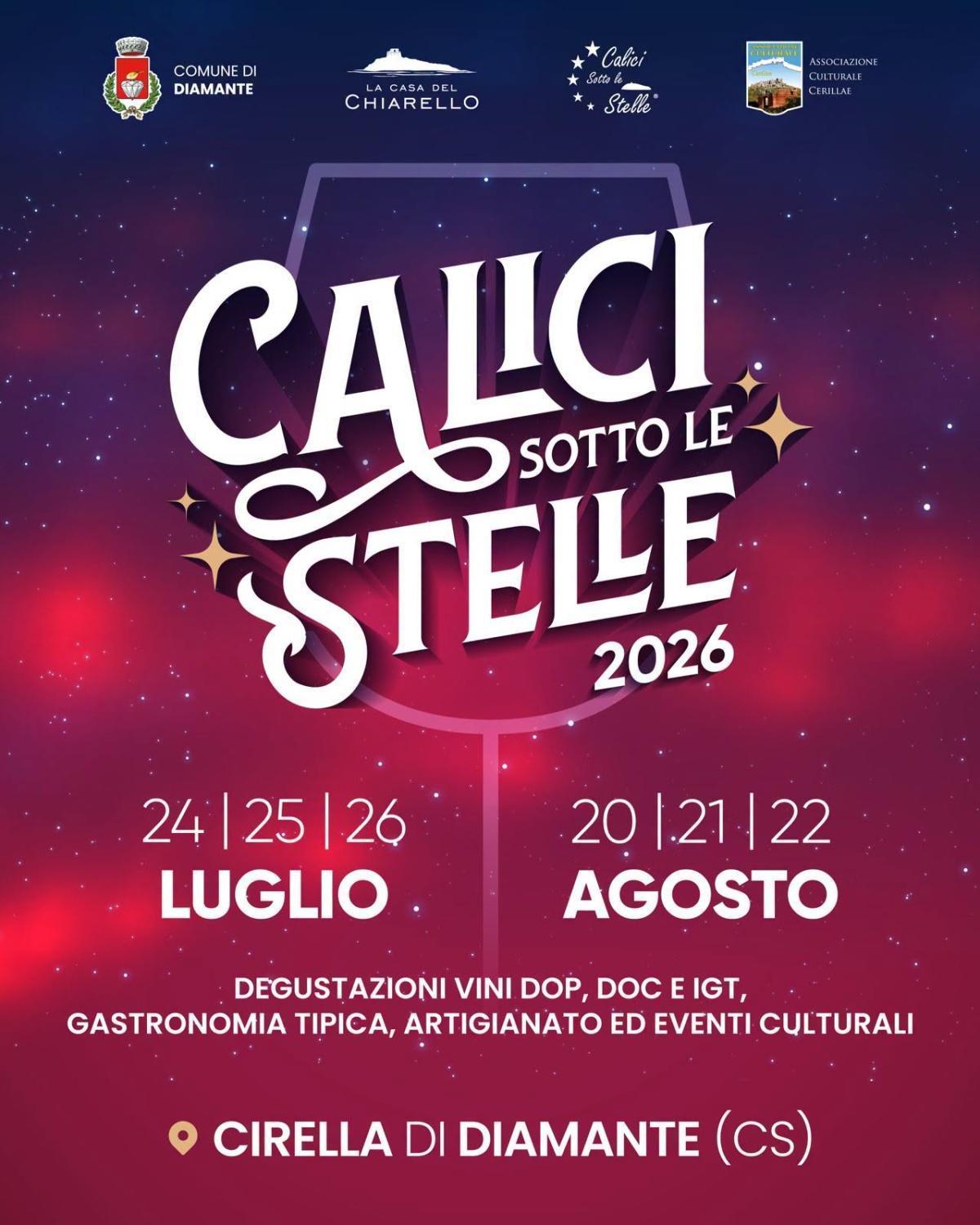 Calici Sotto Le Stelle 2026 (Dalle ore 20.30)