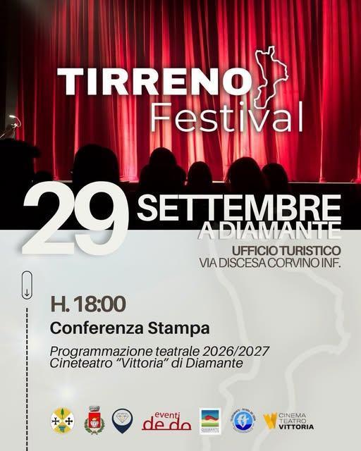 Conferenza Stampa del Tirreno Festival, con la presentazione della programmazione teatrale 2026/2027 (inizio ore 18:00) Conferenza Stampa del Tirreno Festival, con la presentazione della programmazione teatrale 2026/2027 (inizio ore 18:00)