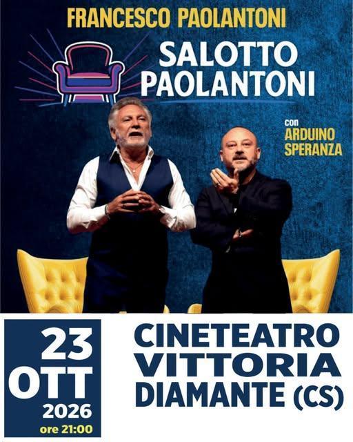 "Salotto Paolantoni" con Francesco Paolantoni - commedia (inizio ore 21.00)