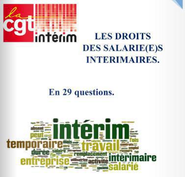 29 Questions sur l'intérim