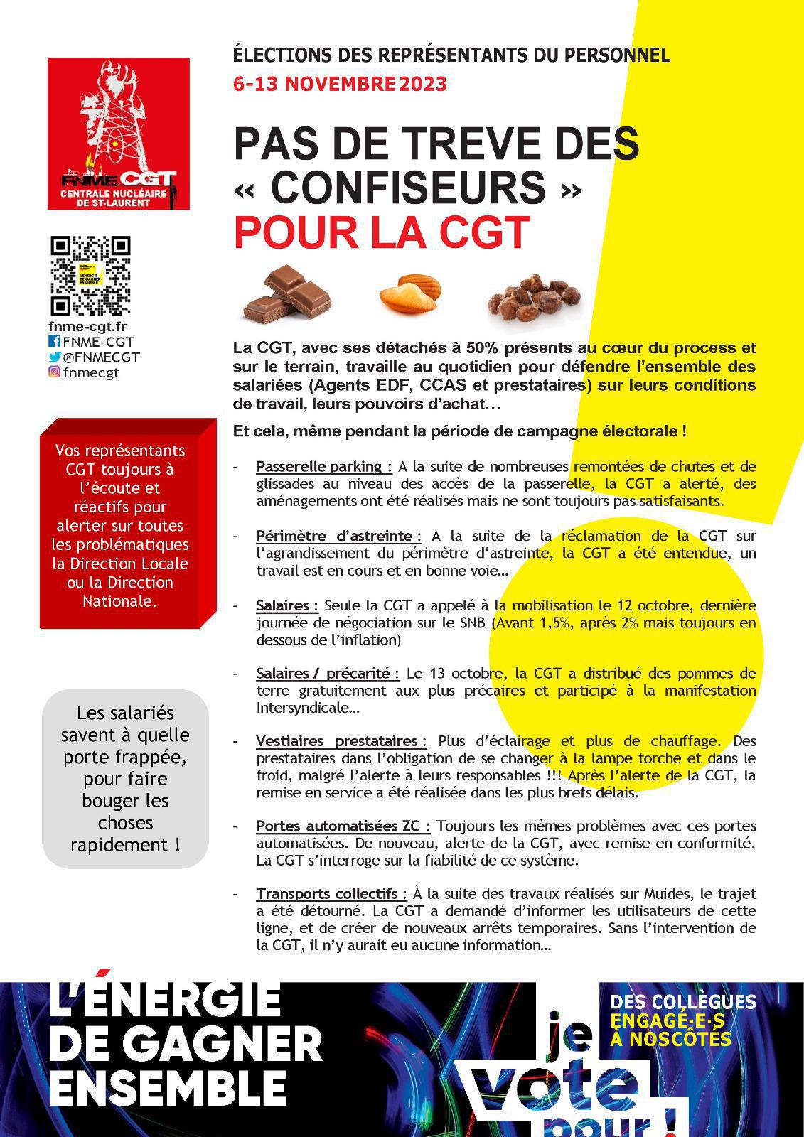 Pas de trêve "des confiseurs" pour la CGT !