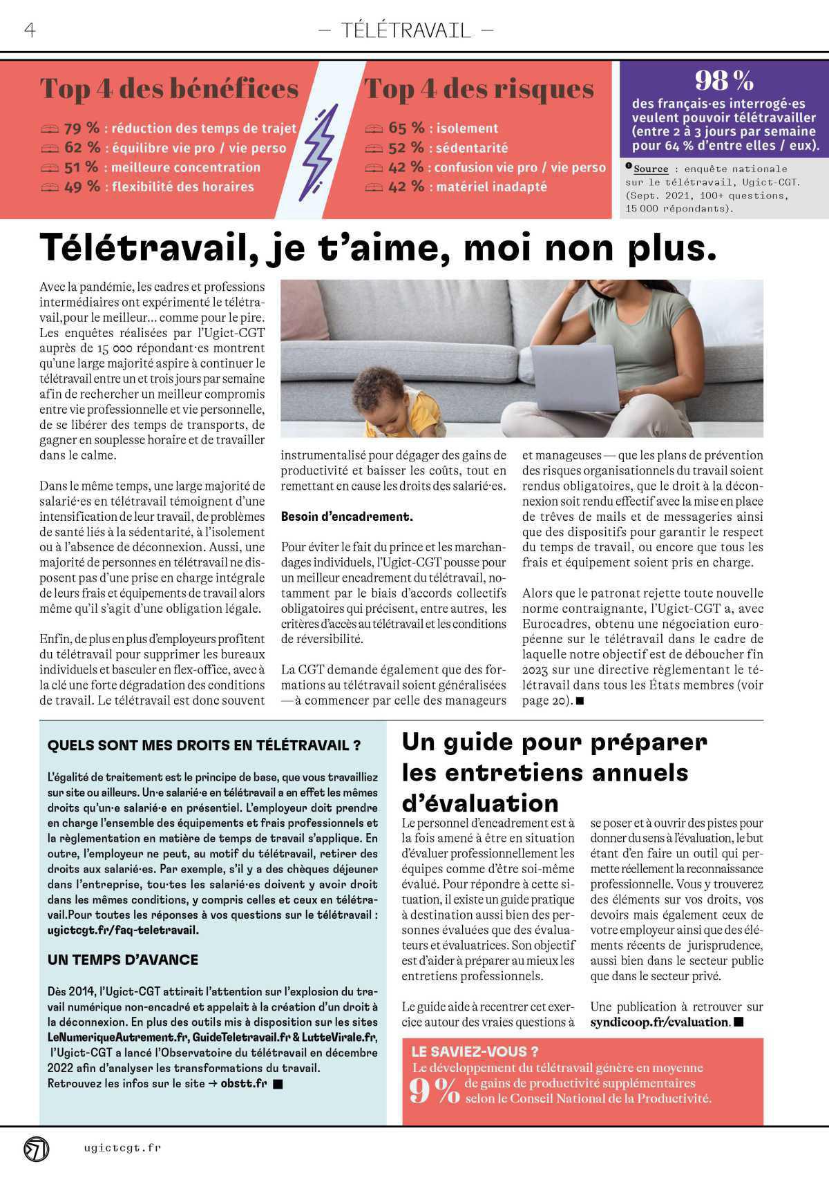 Télétravail, je t’aime, moi non plus !
