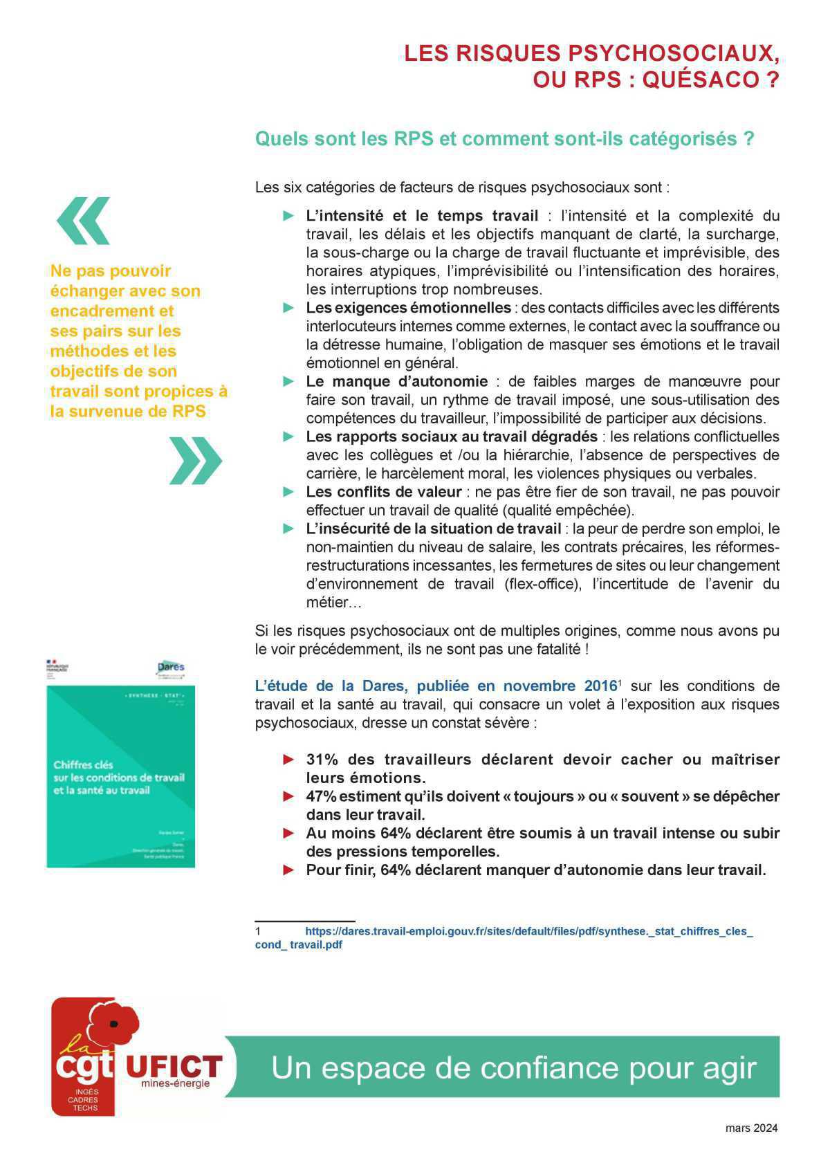 Les risques psychosociaux, ou RPS : Quésaco ?