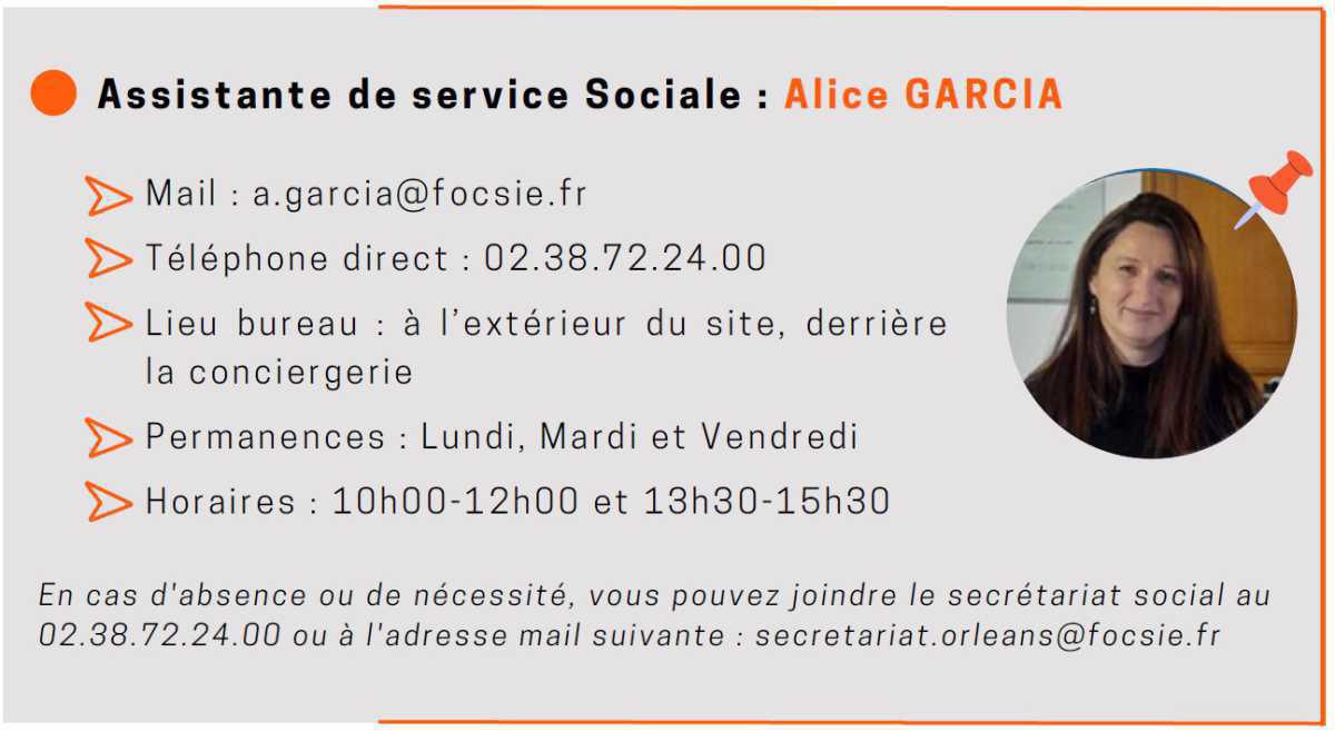 Permanences assistante sociale