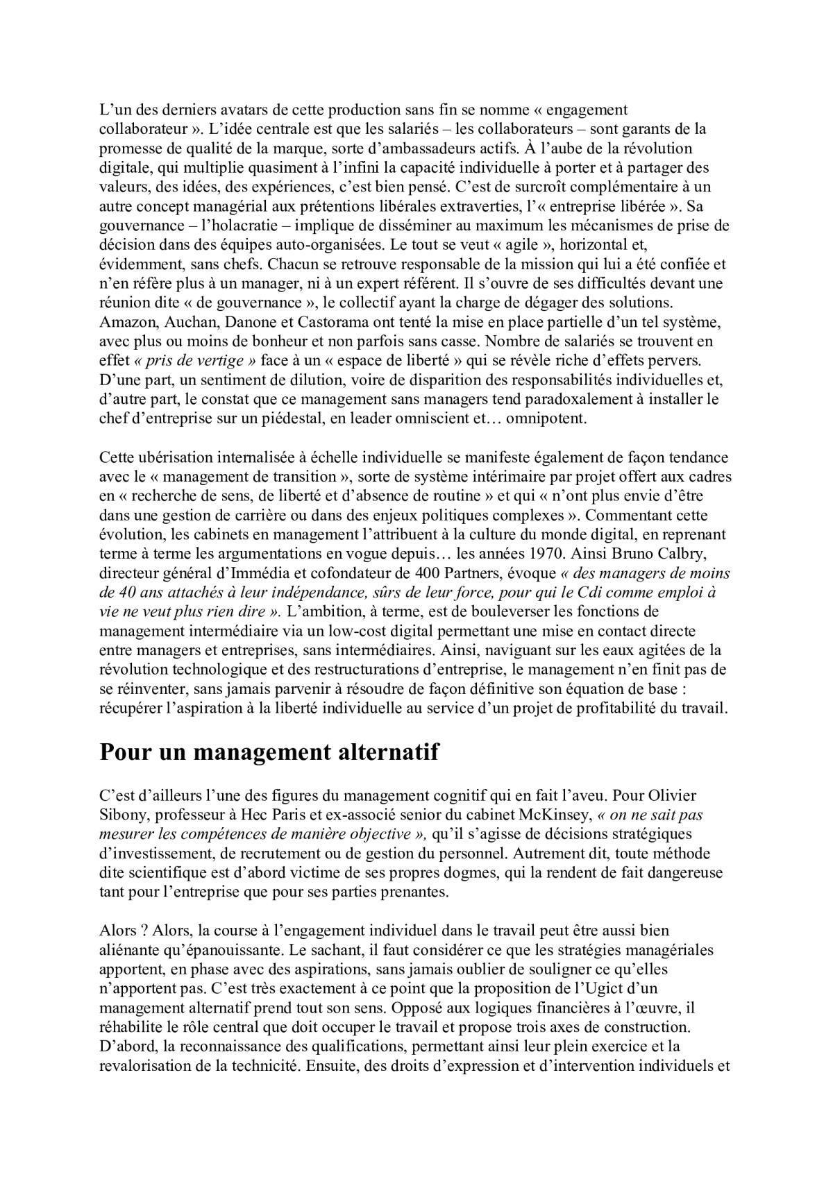Décryptage – Management, une constante très variable