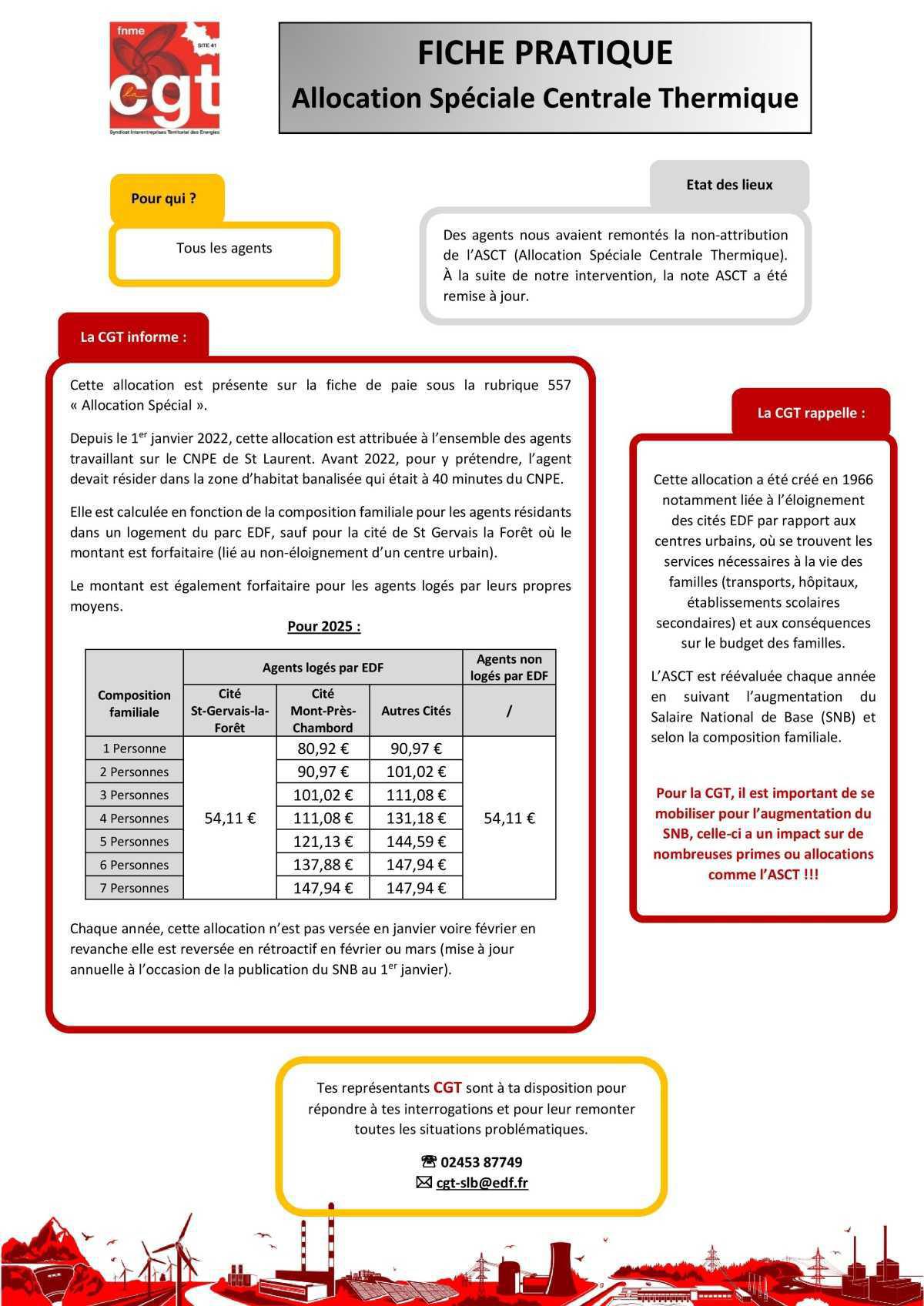 Fiche pratique : l'ASCT (2025)