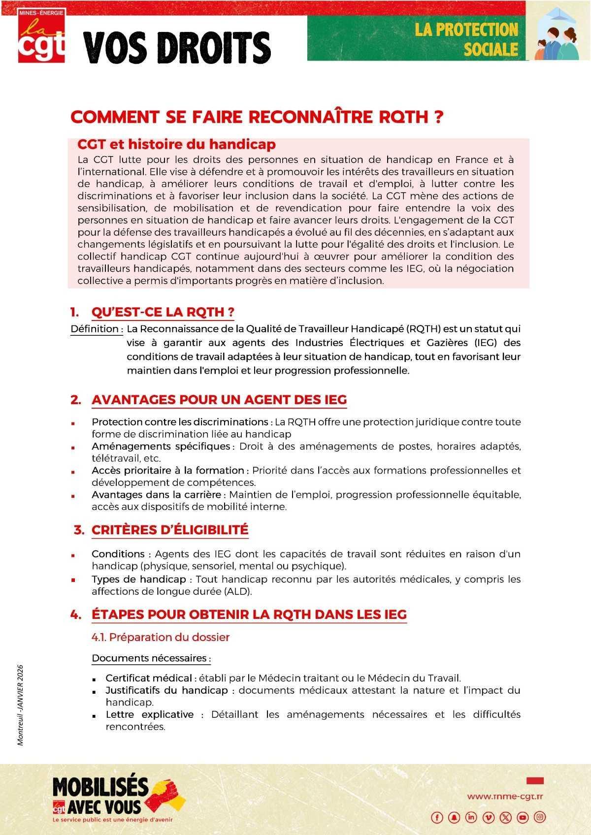 Handicap : Comment se faire reconnaitre RQTH ? Handicap : Comment se faire reconnaitre RQTH ?