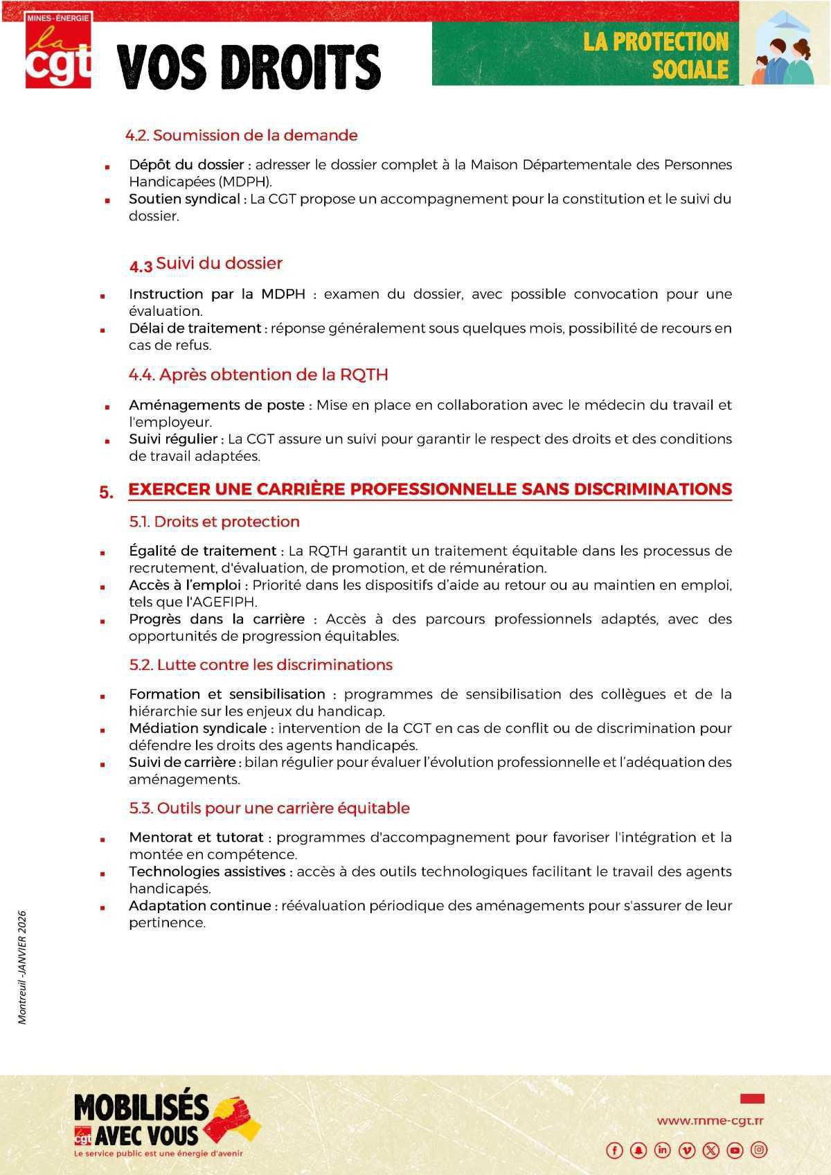 Handicap : Comment se faire reconnaitre RQTH ?
