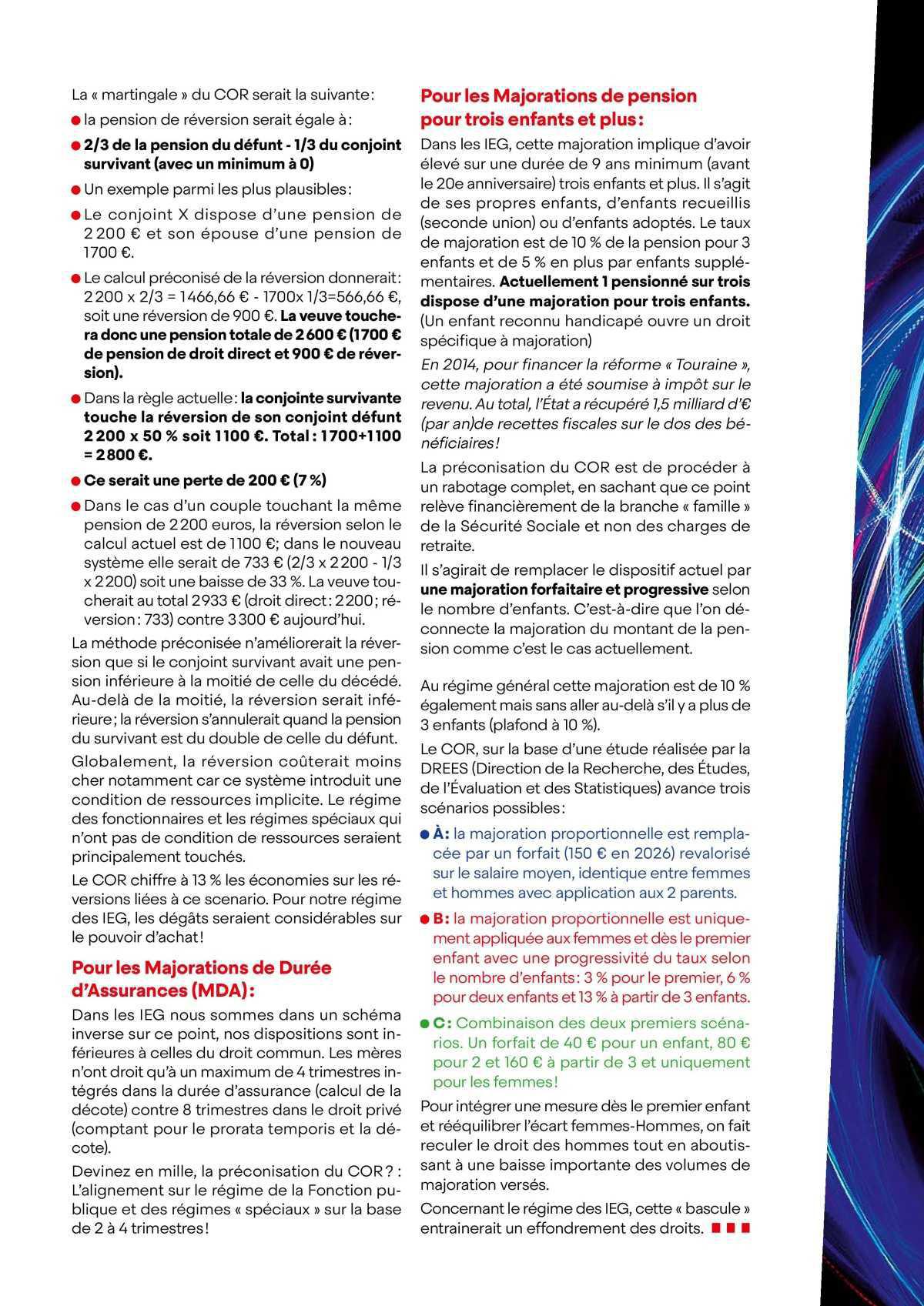 Retraites : une attaque d’ampleur contre les droits familiaux !