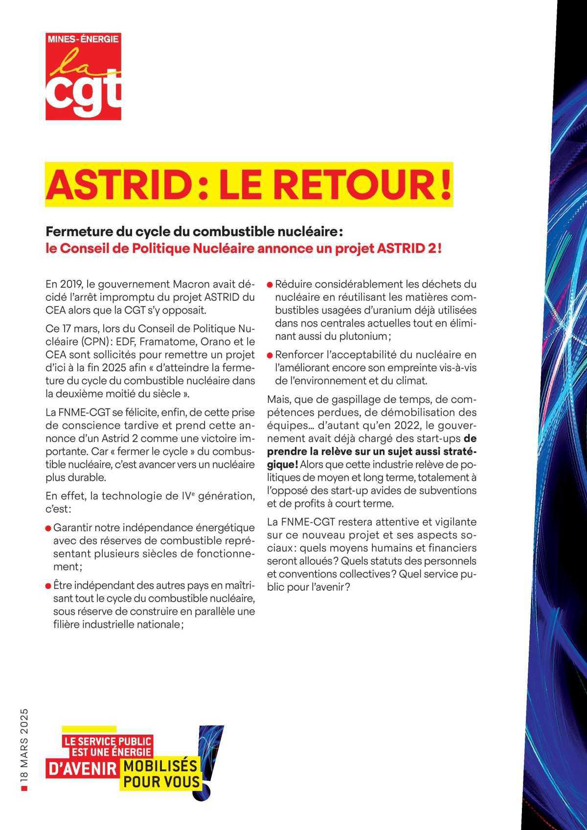 Astrid : le retour !