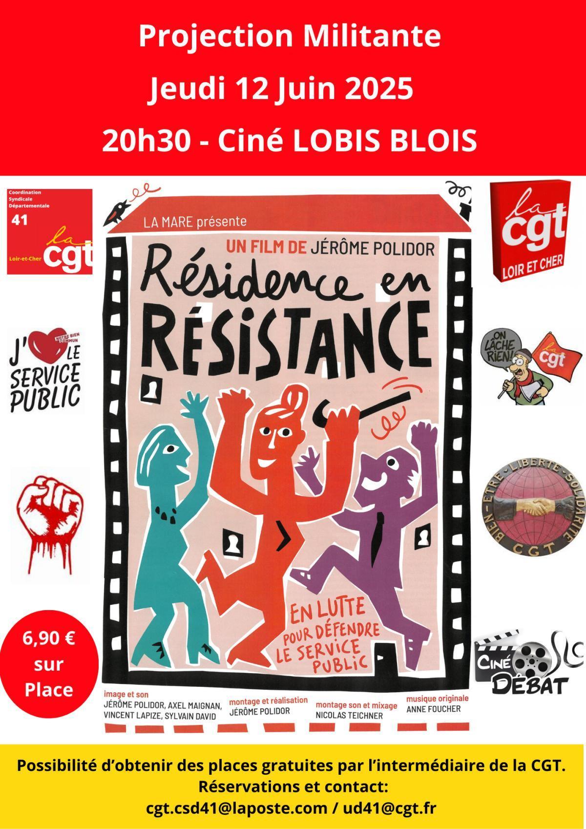 Jeudi 12 Juin - Projection d'un film au cinéma Les Lobis de Blois Jeudi 12 Juin - Projection d'un film au cinéma Les Lobis de Blois