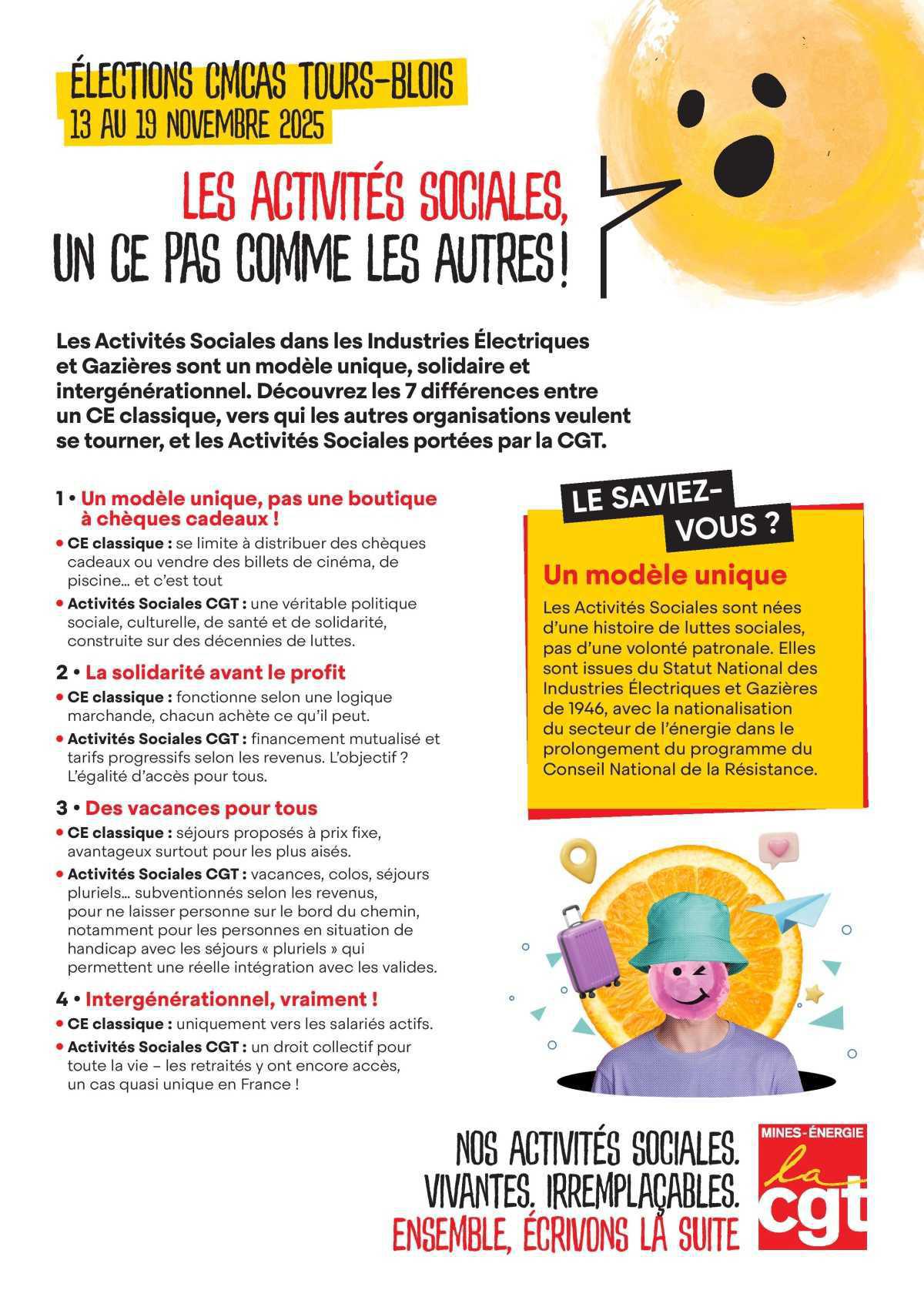 Les Activités Sociales, un CE pas comme les autres !