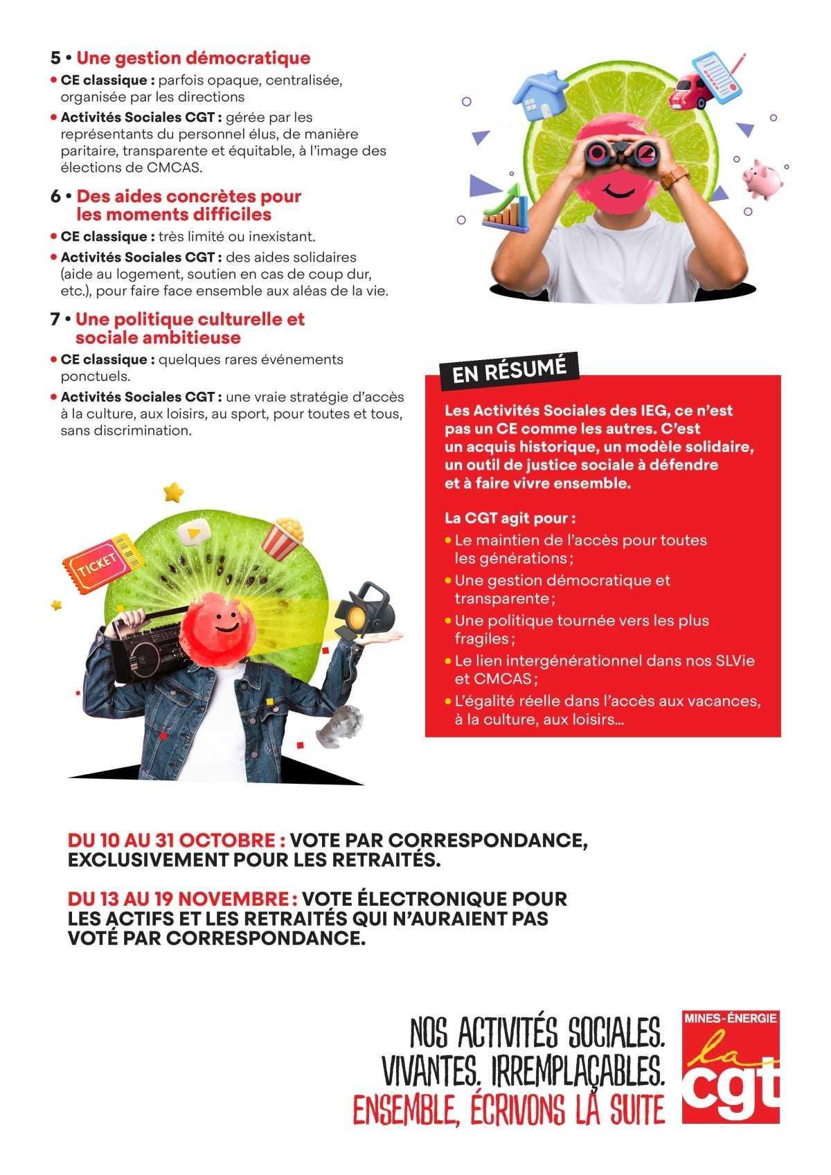 Les Activités Sociales, un CE pas comme les autres ! Les Activités Sociales, un CE pas comme les autres !
