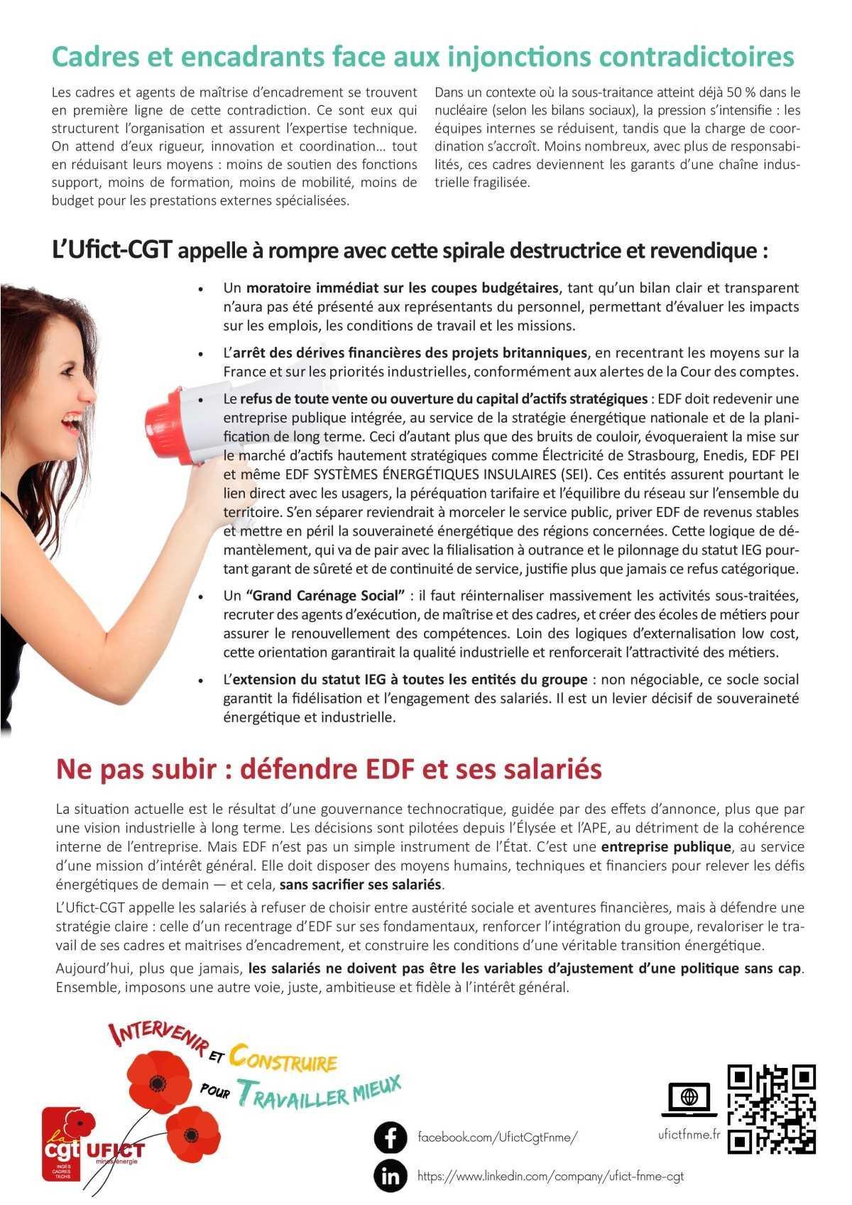 EDF : des économies... comment et pourquoi ? EDF : des économies... comment et pourquoi ?