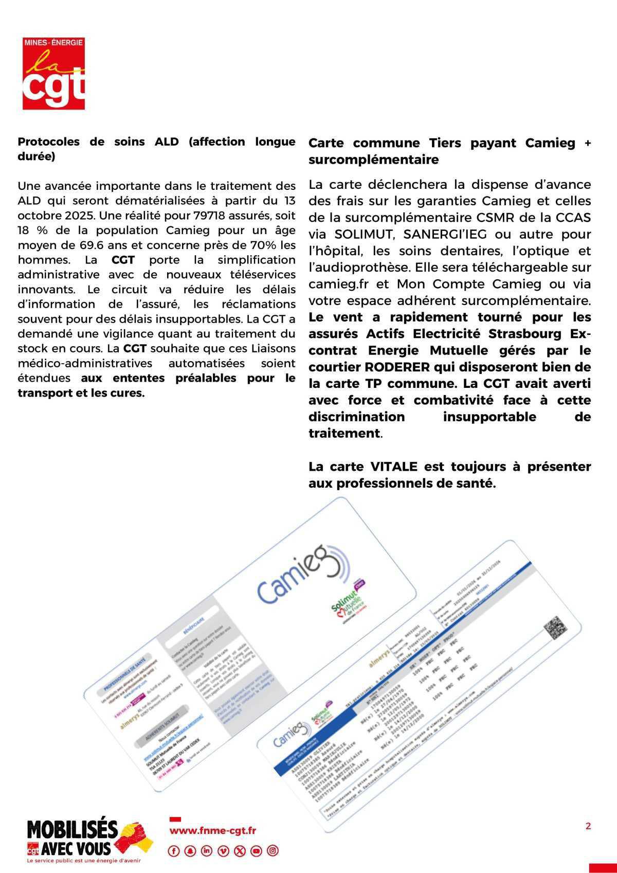 CAMIEG : bilan, innovations et perspectives