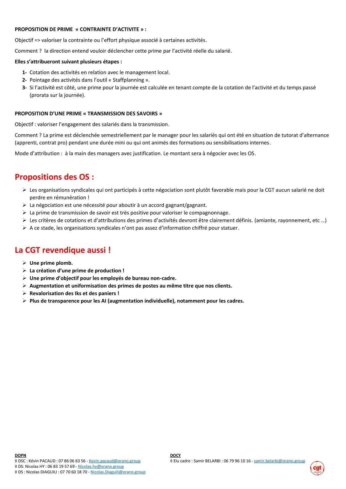 Orano DS : primes refondues, vigilance sur les salaires ! Orano DS : primes refondues, vigilance sur les salaires !