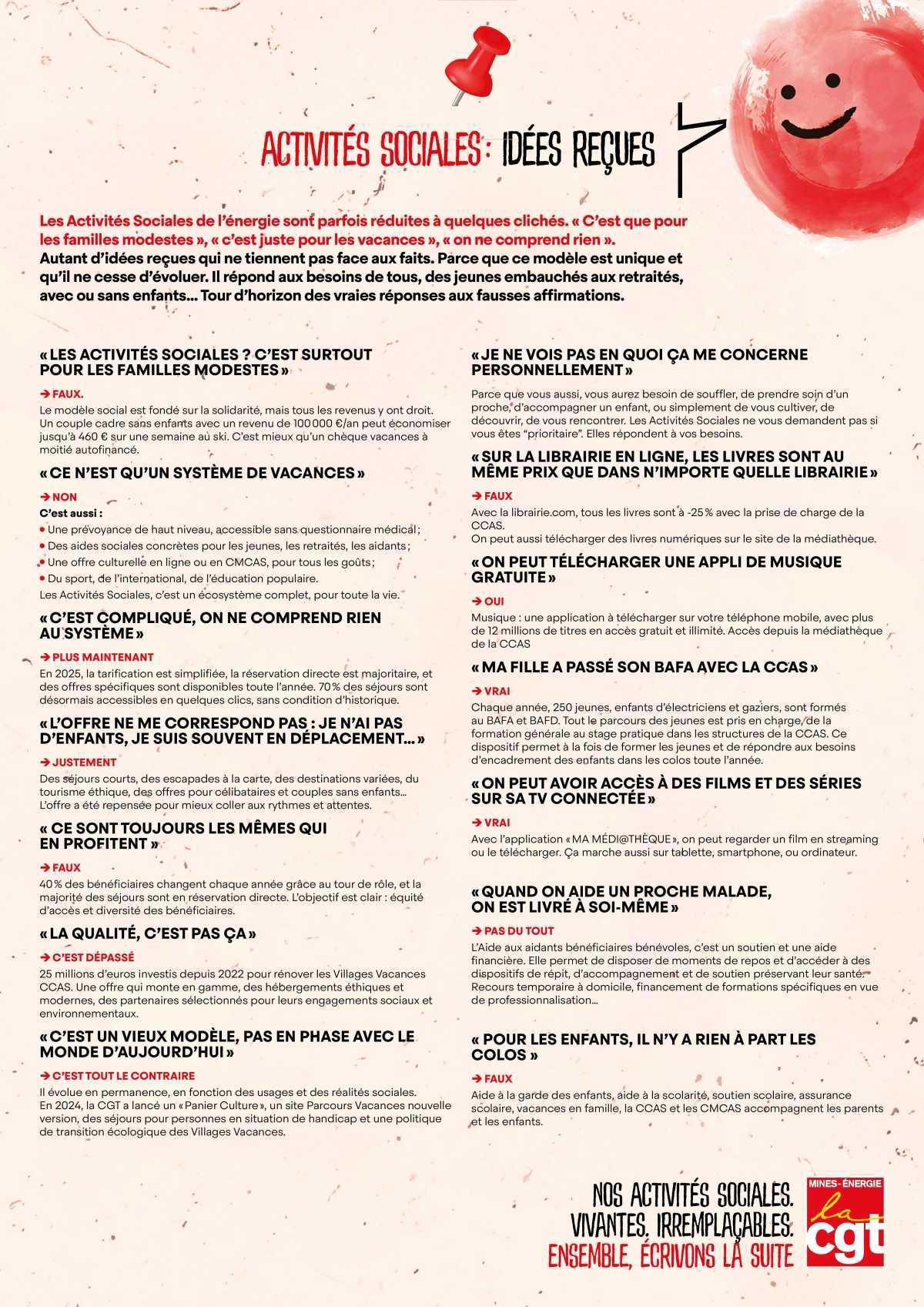 Les Activités Sociales : Un modèle historique unique, toujours actuel !