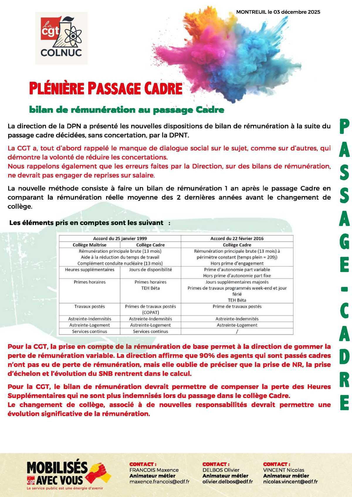 Nouveau bilan de rémunération : la CGT dénonce un dispositif défavorable aux cadres