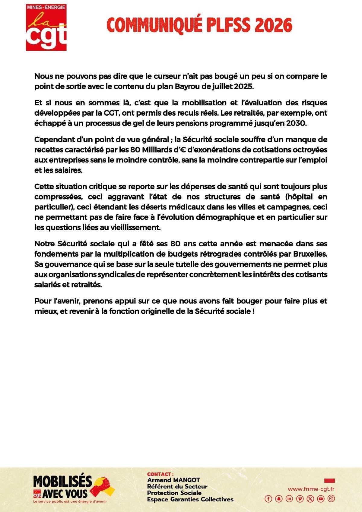 PLFSS 2026 : petites victoires, grandes menaces PLFSS 2026 : petites victoires, grandes menaces
