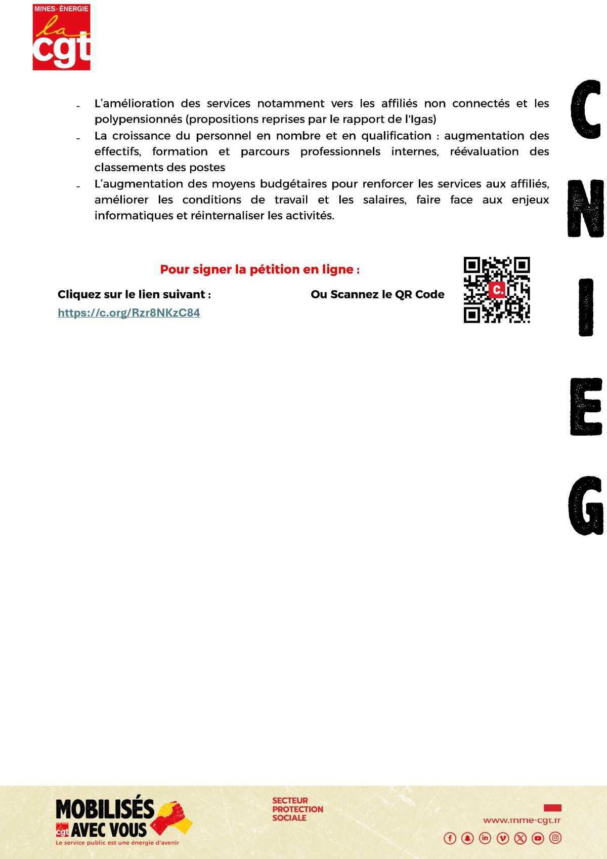 Le gouvernement veut démanteler la CNIEG