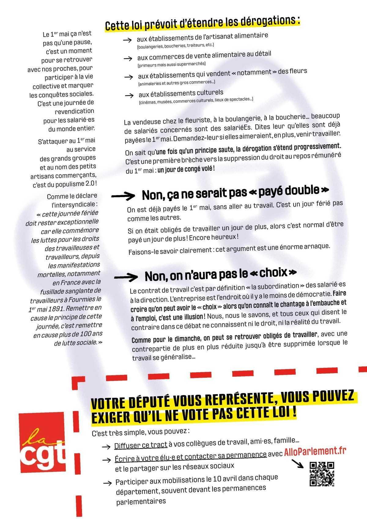 ALERTE ! Ils osent tout, même s’attaquer au 1er mai ALERTE ! Ils osent tout, même s’attaquer au 1er mai