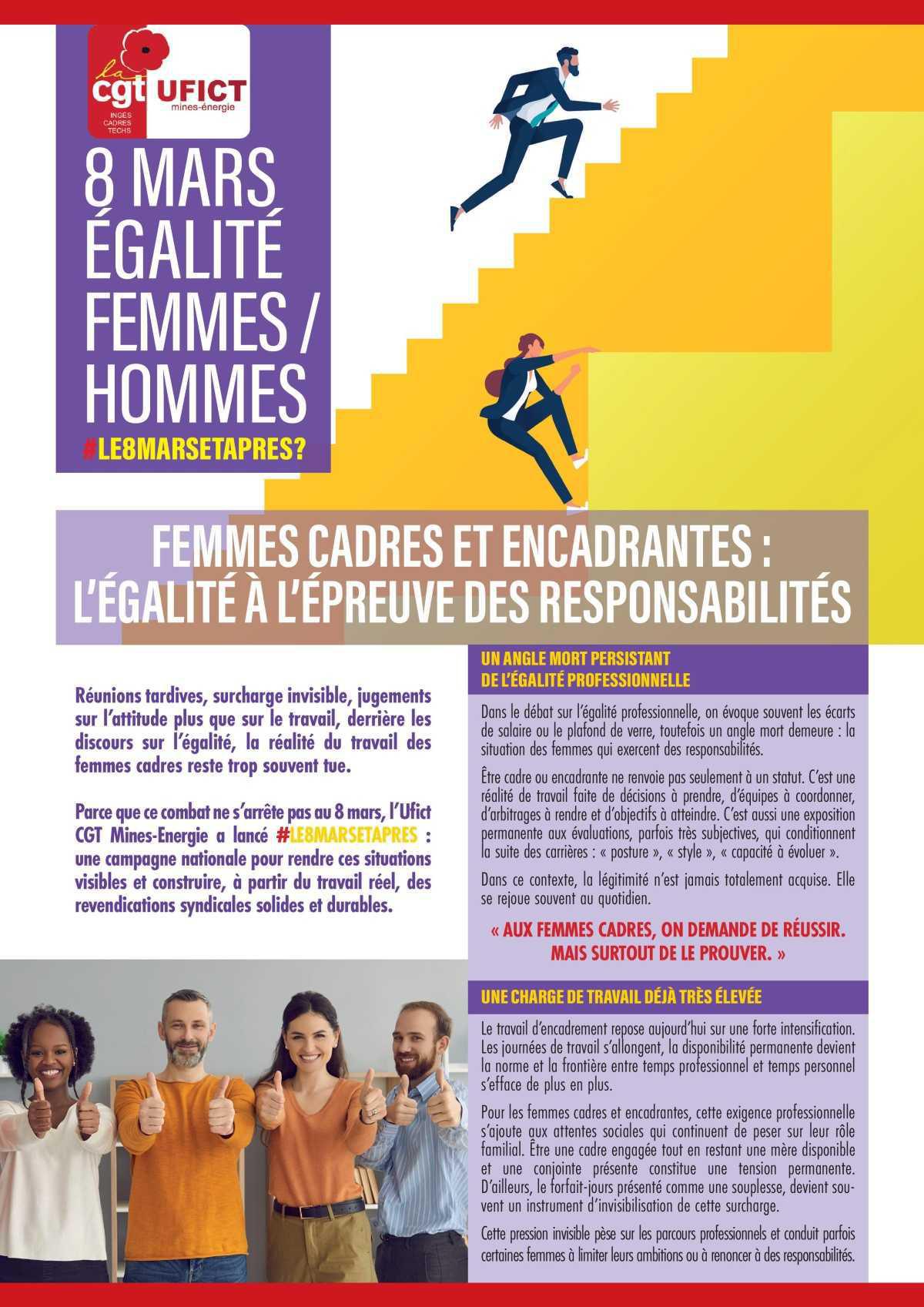 Femmes cadres et encadrantes : l’égalité à l’épreuve des responsabilités