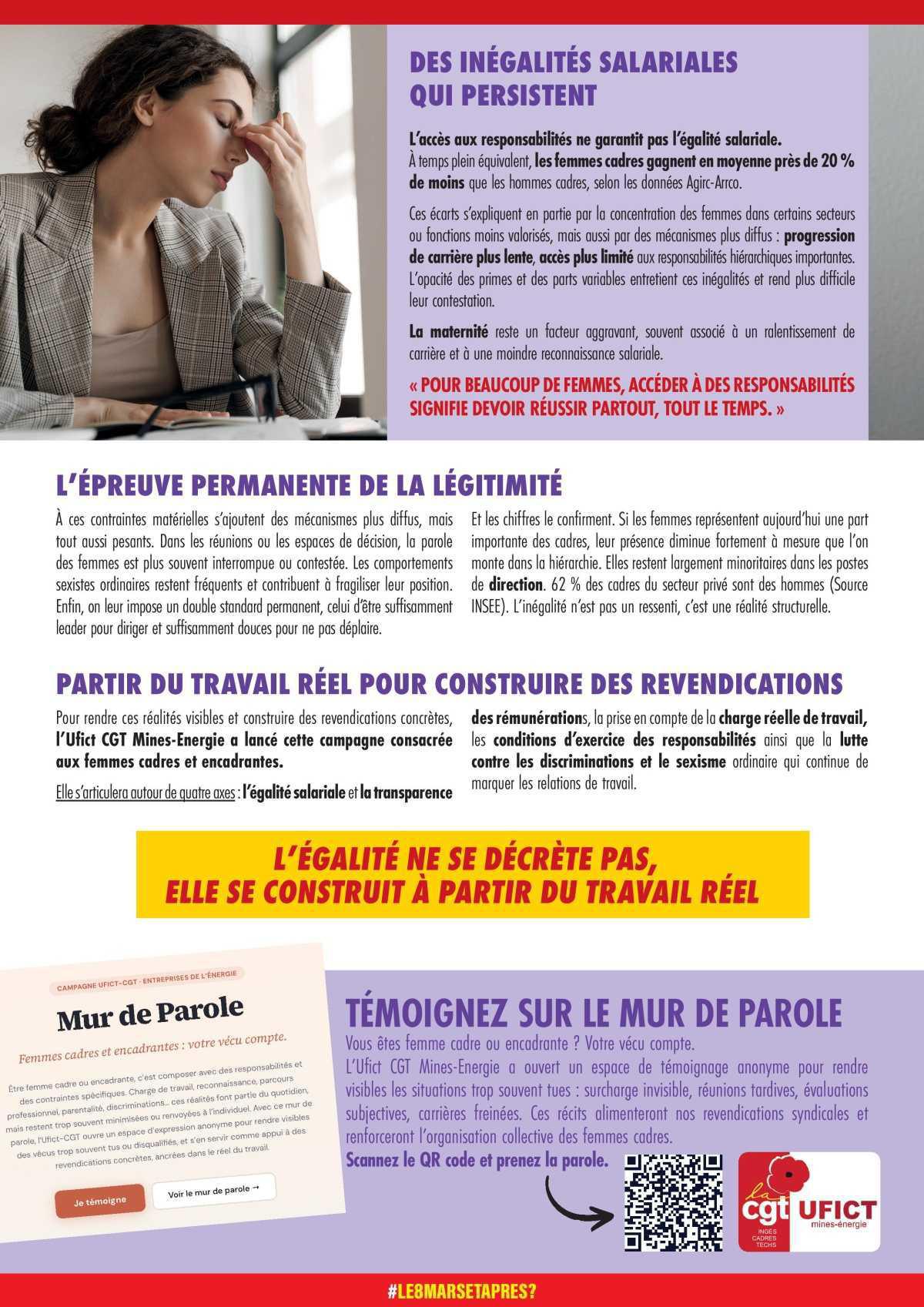 Femmes cadres et encadrantes : l’égalité à l’épreuve des responsabilités