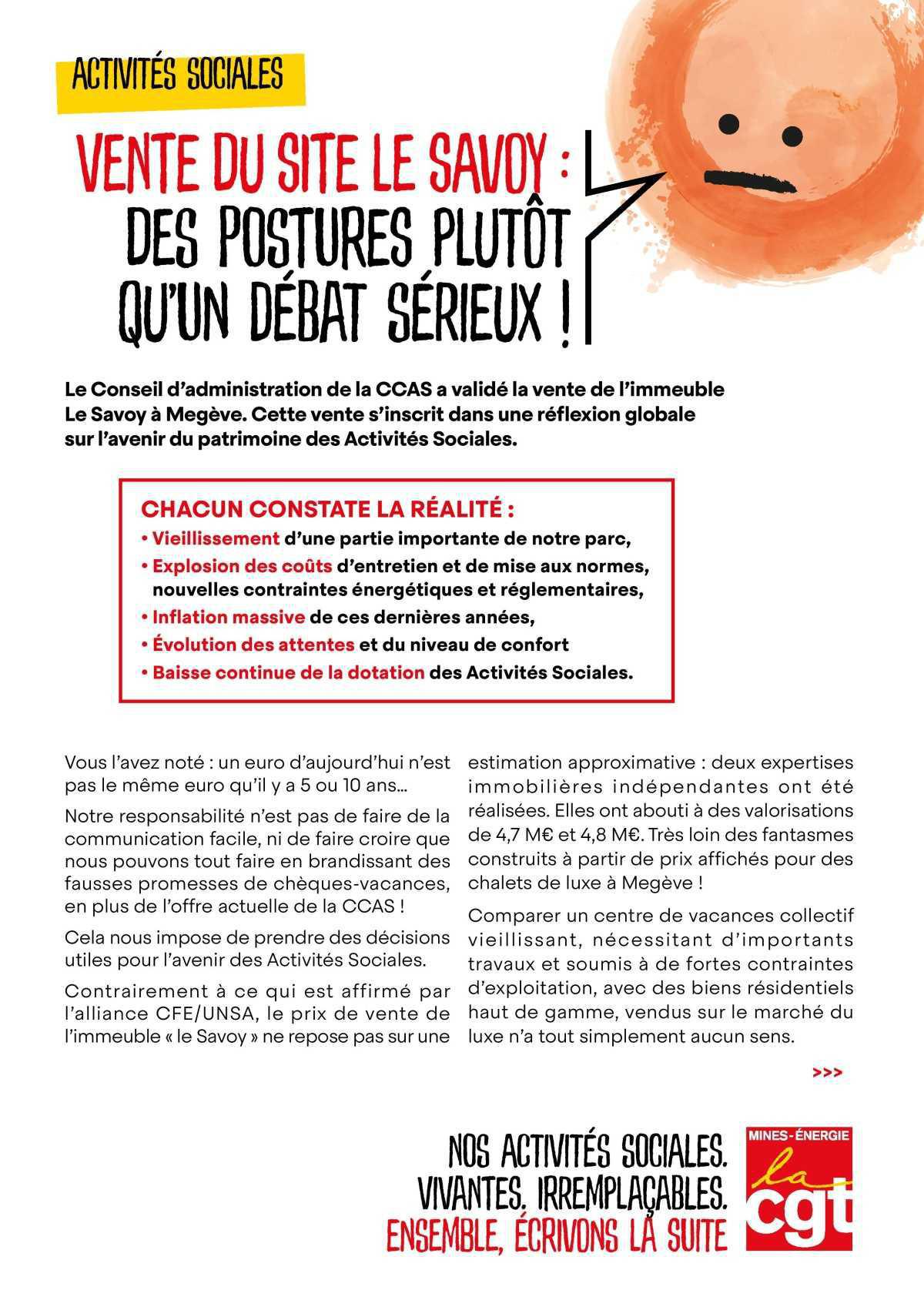 Vente du site Le Savoy : Des postures plutôt qu’un débat sérieux !