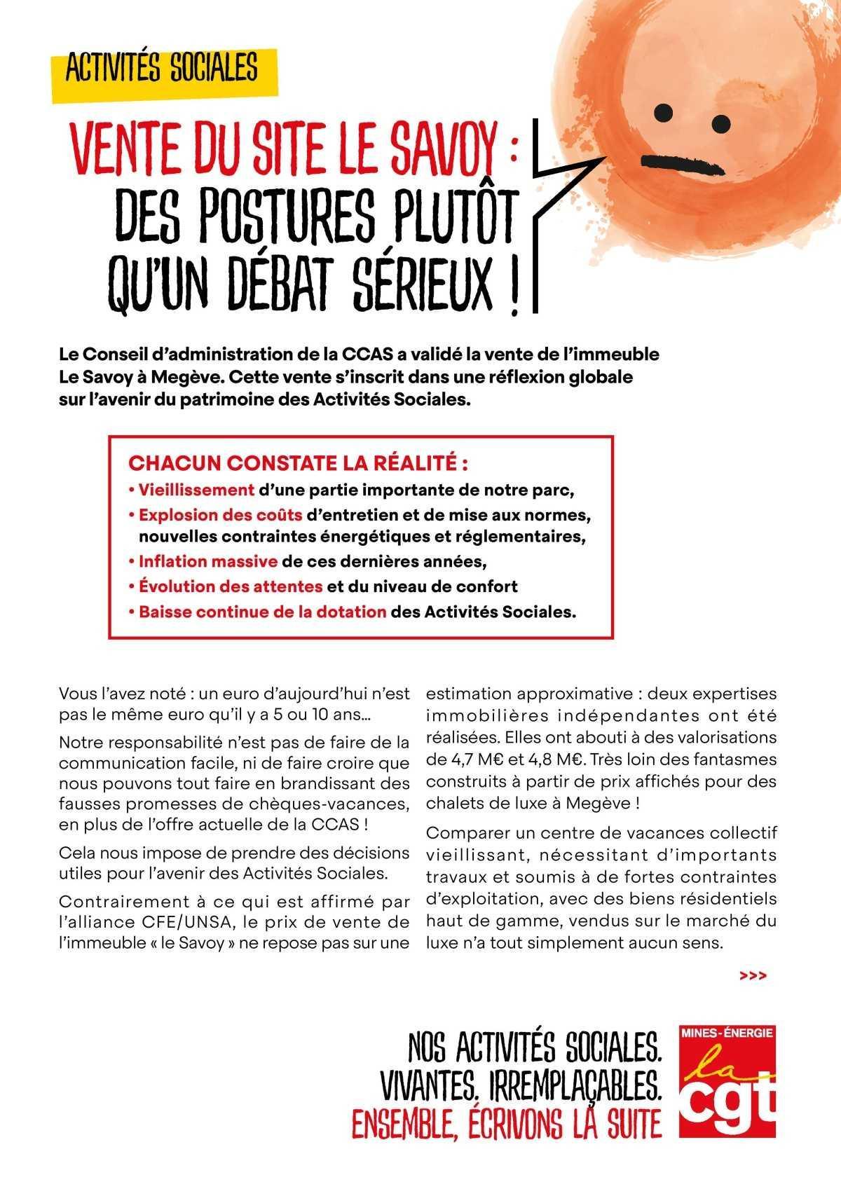 Vente du site Le Savoy : Des postures plutôt qu’un débat sérieux ! Vente du site Le Savoy : Des postures plutôt qu’un débat sérieux !