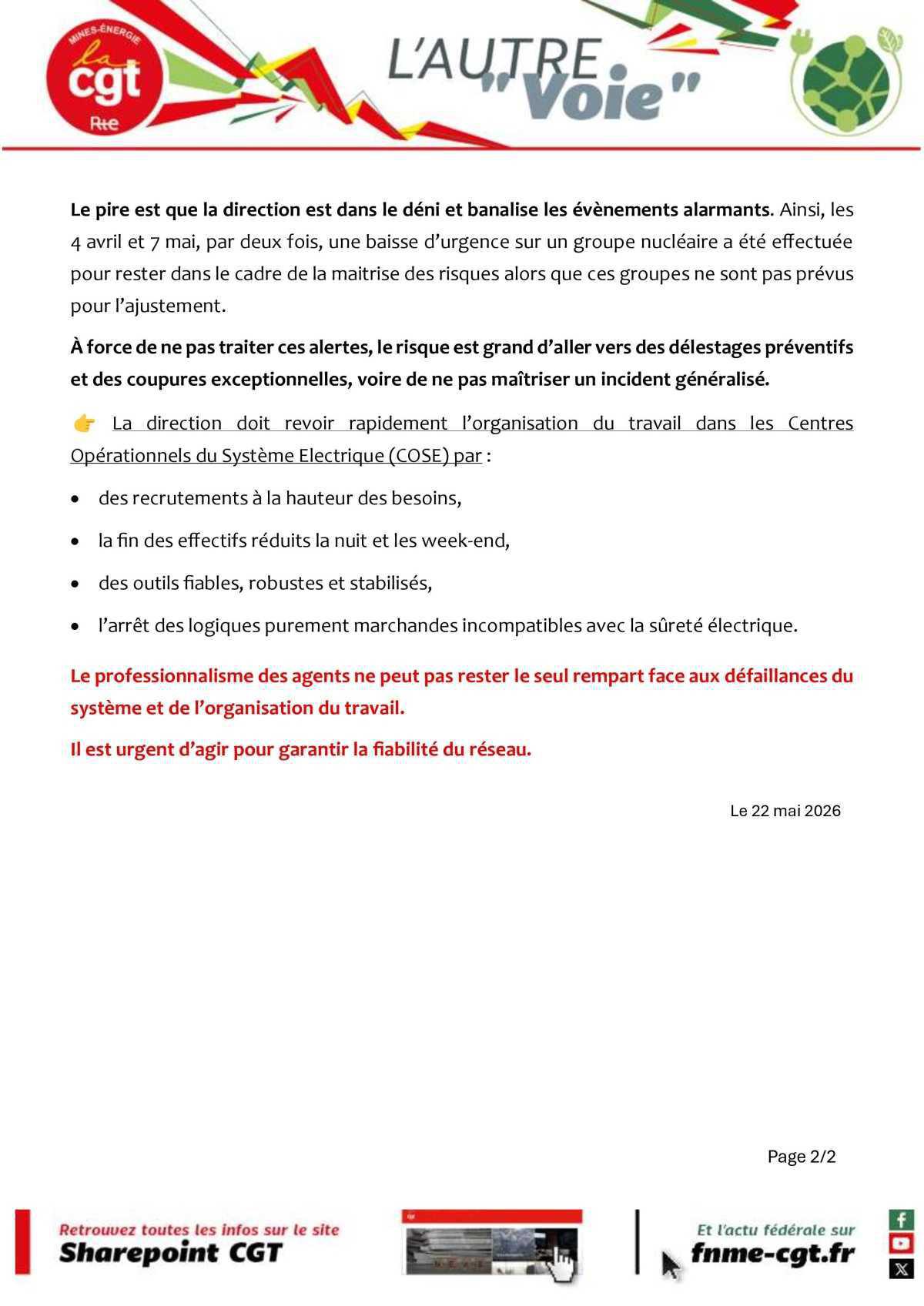 Prix négatifs : la sûreté du système est en danger, il est urgent d’agir !