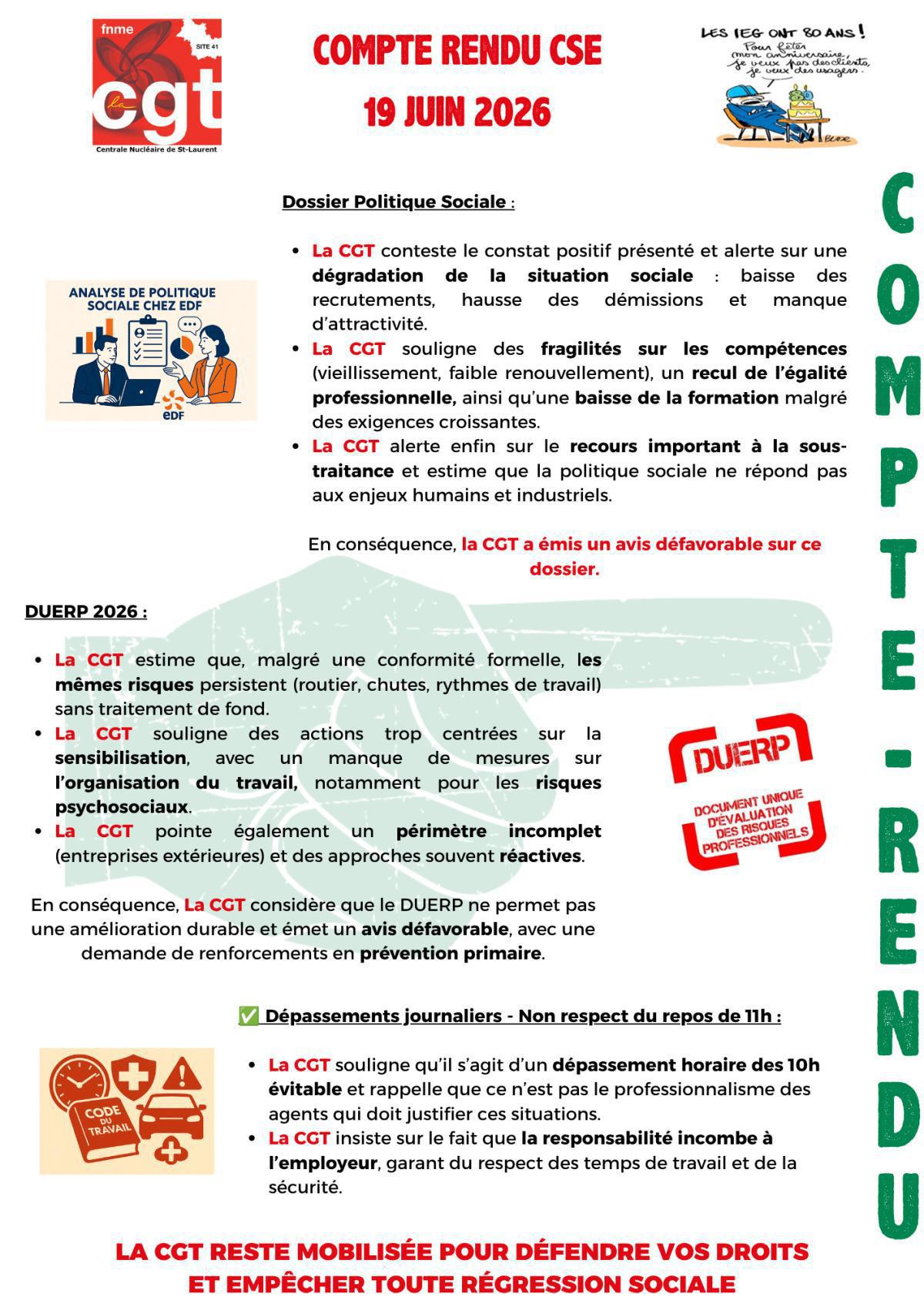 Compte Rendu CSE Juin 2026