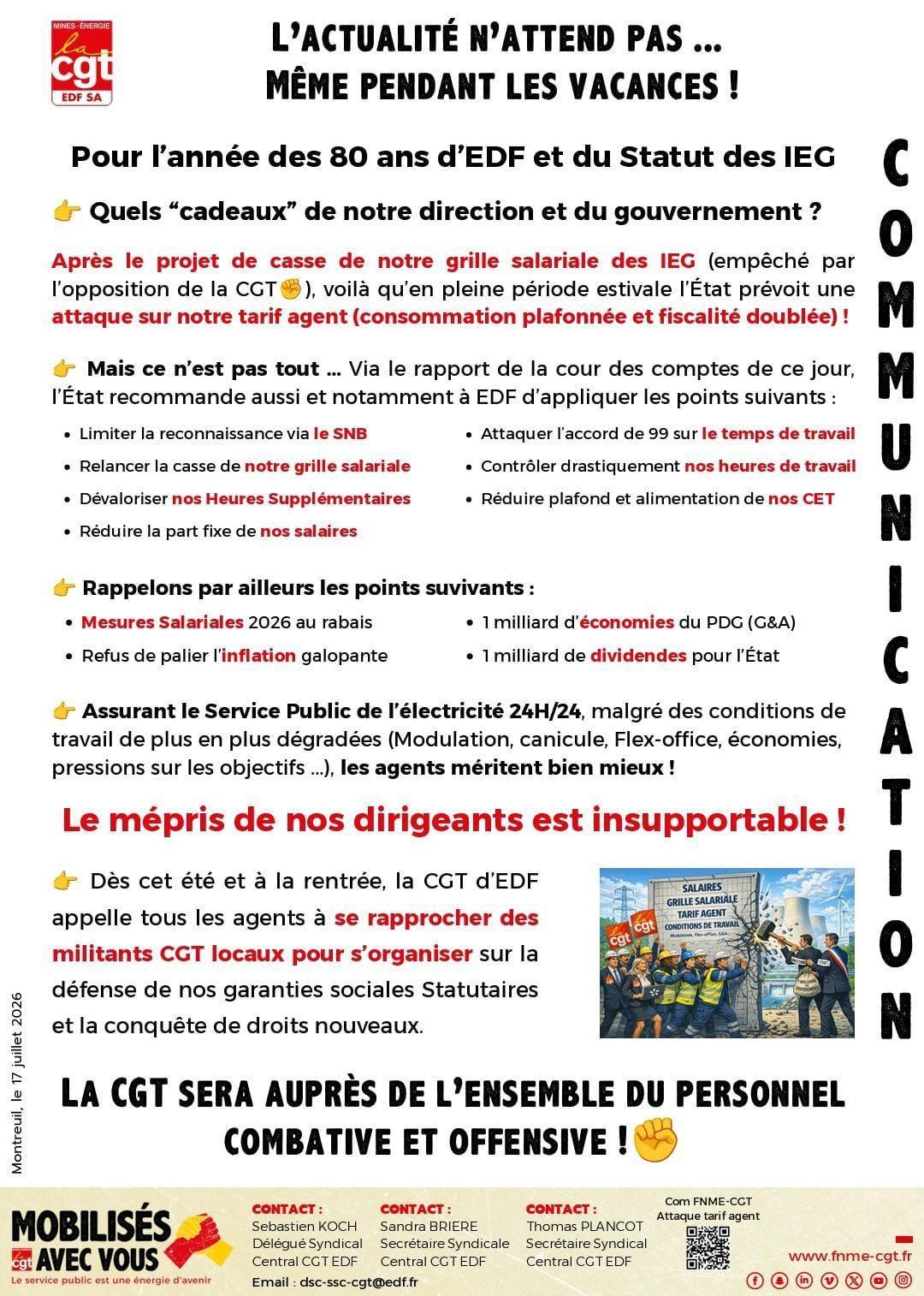 Ils attaquent nos droits un par un, Défendons-les tous ensemble! 