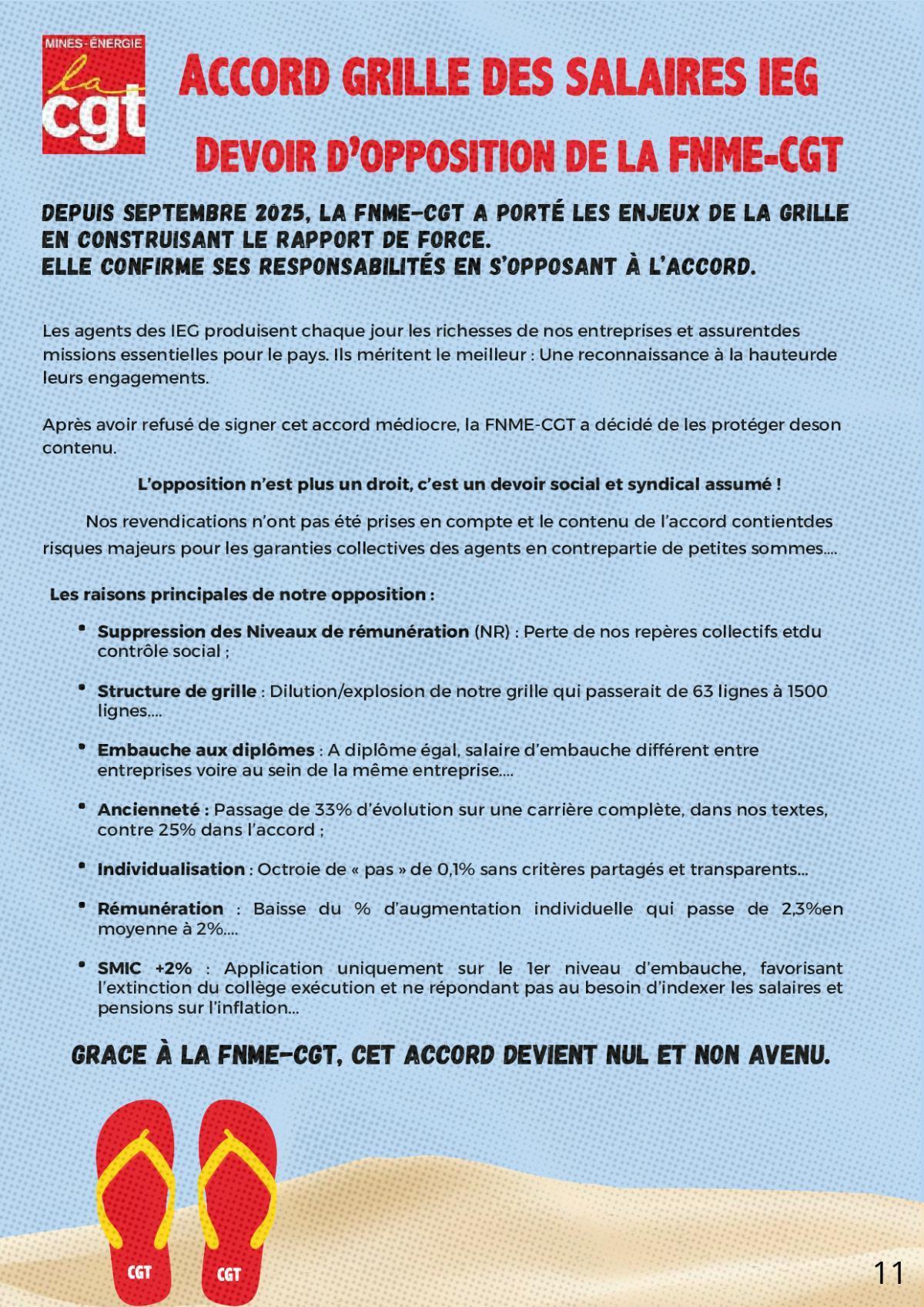 Le cahier de vacances : La CGT