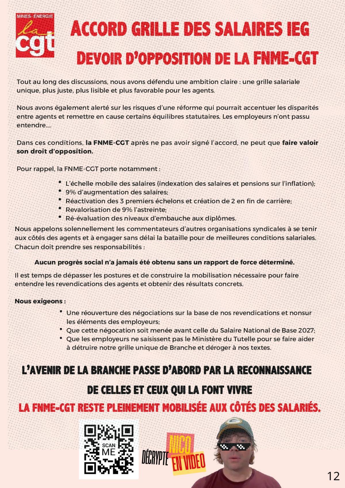 Le cahier de vacances : La CGT