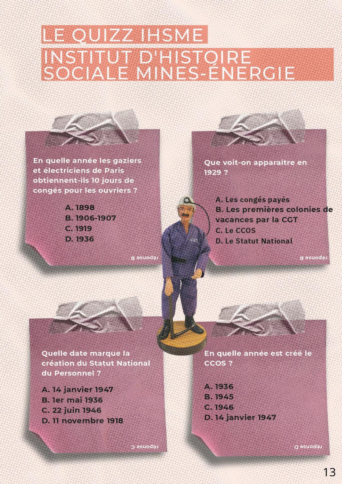 Le cahier de vacances : La CGT