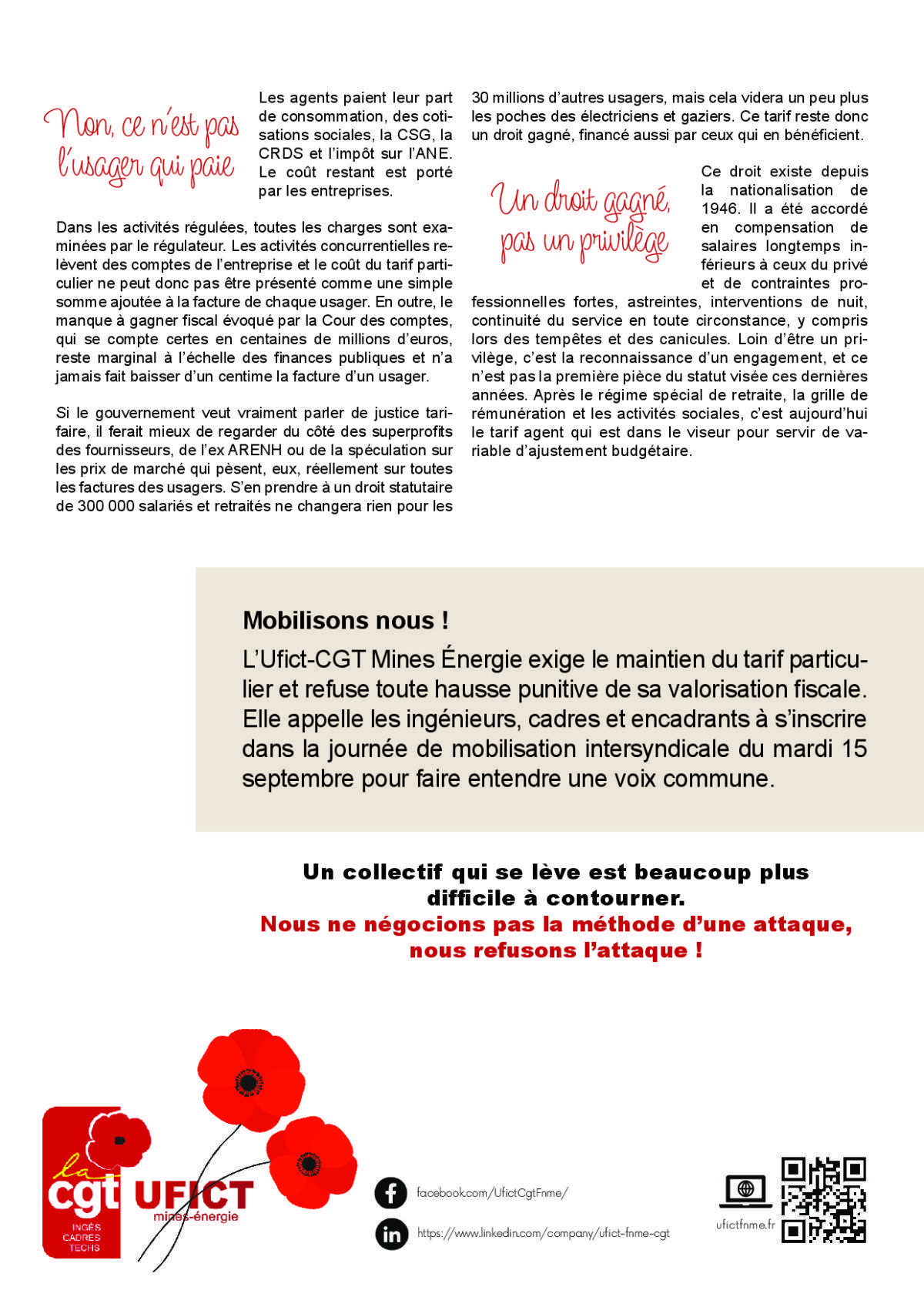 Haro sur le tarif agent !