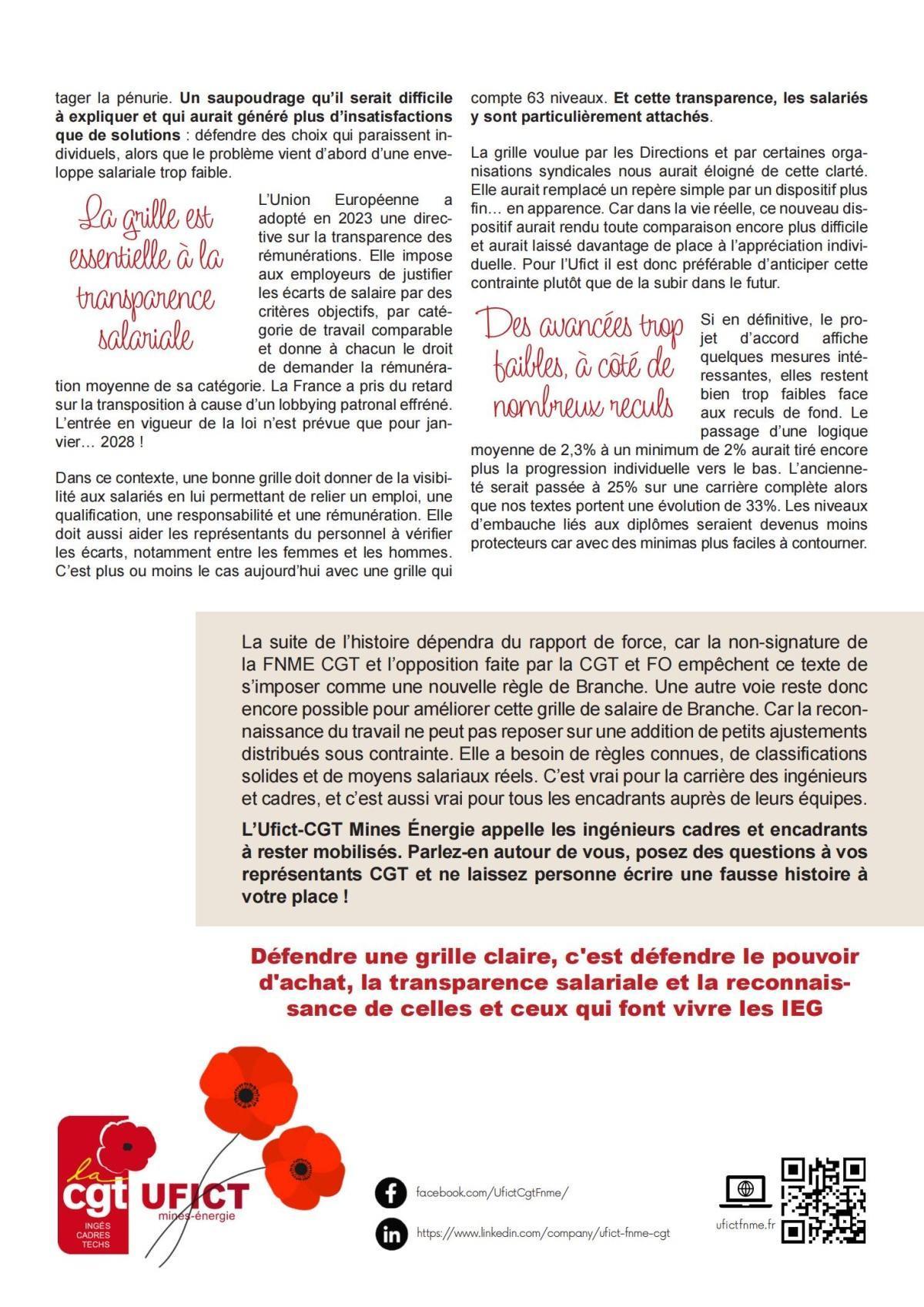 Grille des salaires IEG : pourquoi la CGT a dit non