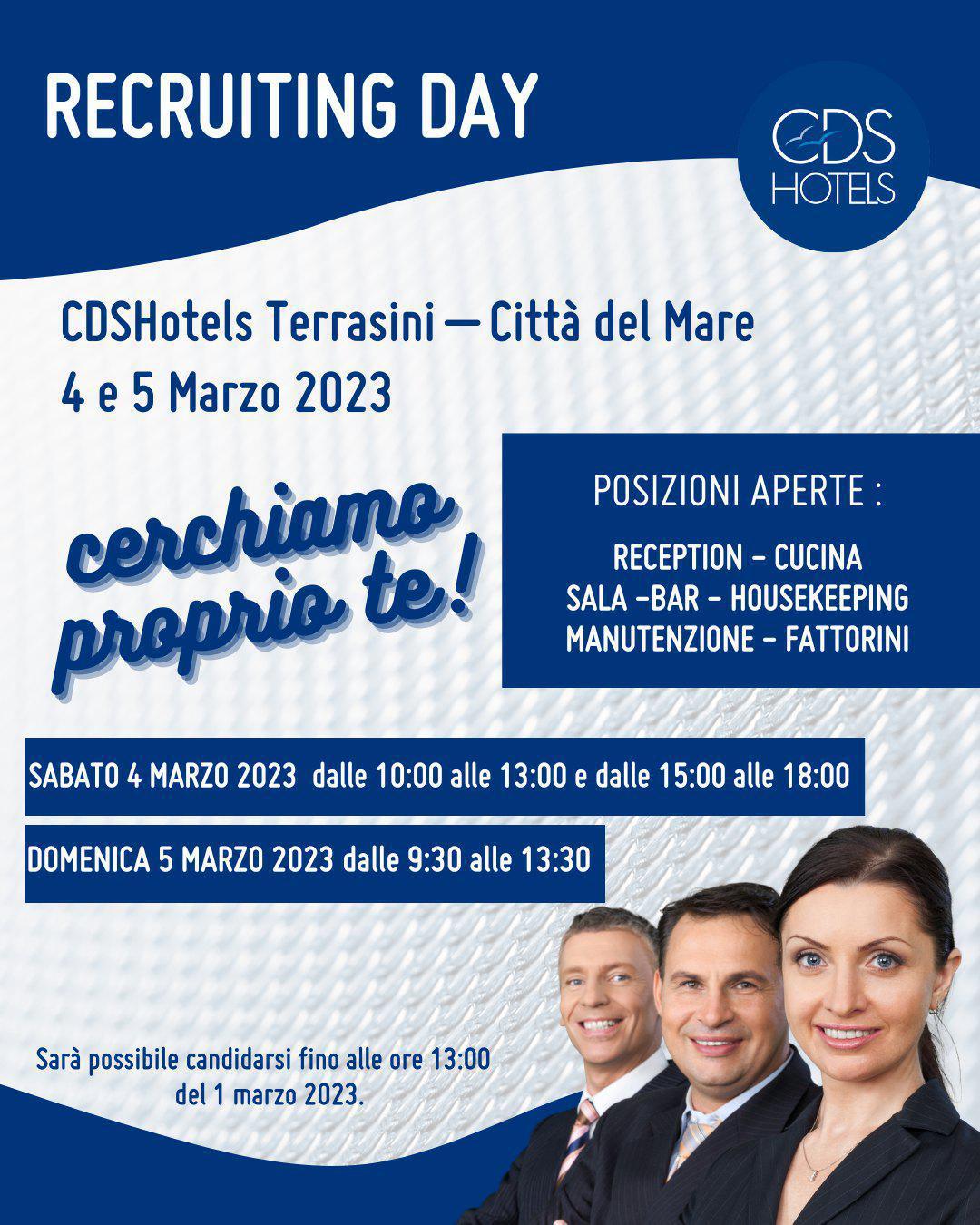 Recruting Day Città del Mare Terrasini. Recruting Day Città del Mare Terrasini.