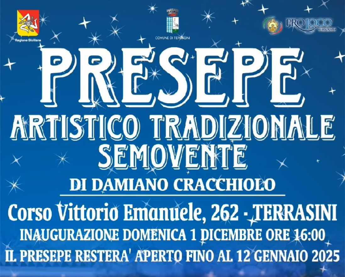 Presepe Artistico Tradizionale Semovente di Damiano Cracchiolo 