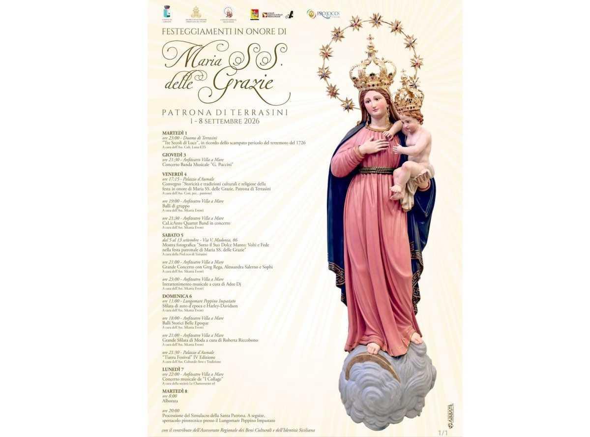 Festeggiamenti in onore di Maria SS. delle Grazie - Concerto della Banda Musicale “G. Puccini” (Inizio ore 21.00)