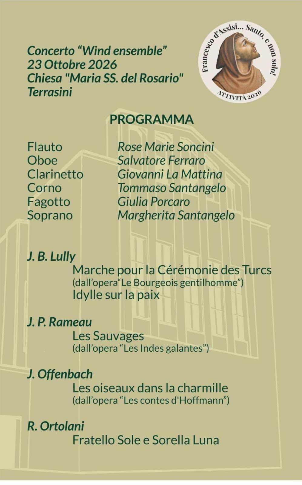 Benvenuto Fra Carlos Alberto Trovarelli (dalle ore 11:30)