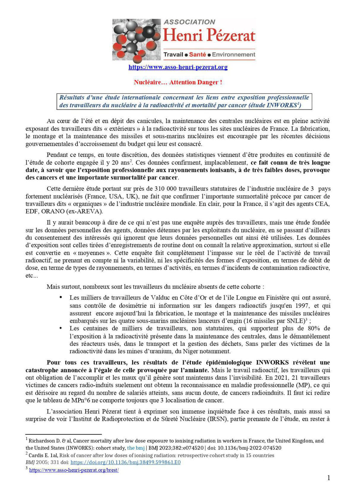 Les effets des petites doses... Attention Danger ! 