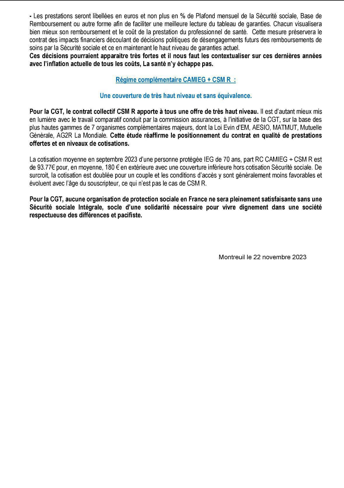 CSMR - Un haut niveau de protection sociale aux pensionnés