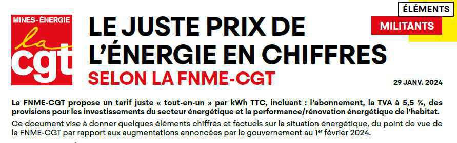 LE JUSTE PRIX DE L’ÉNERGIE EN CHIFFRES
