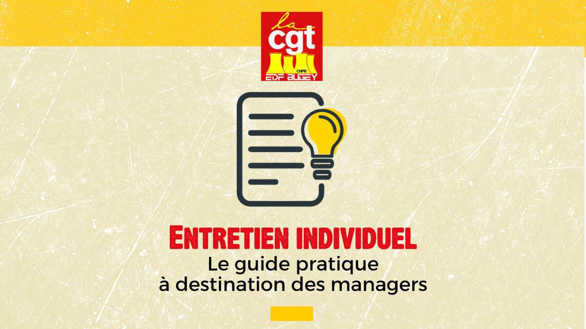 Entretien individuel – Le guide pratique à destination des managers Entretien individuel – Le guide pratique à destination des managers