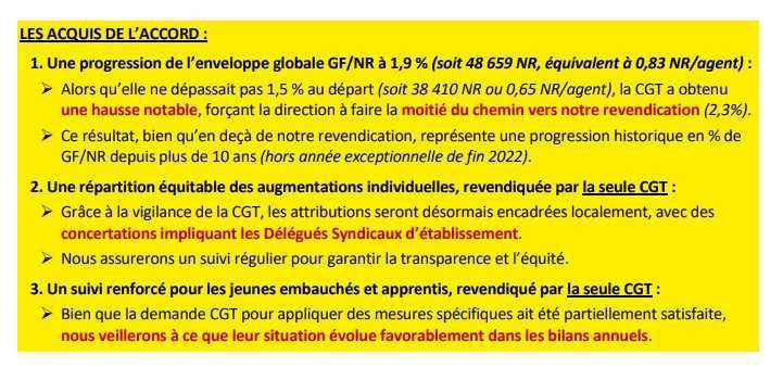 La CGT EDF signe l’accord sur les Mesures Salariales 2025