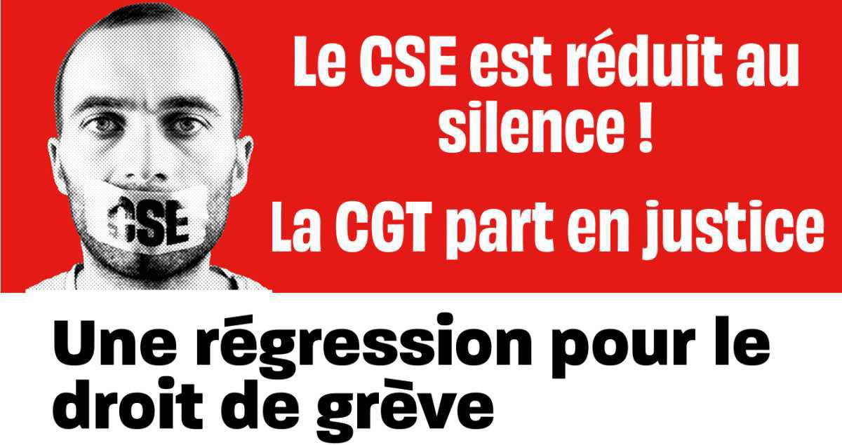 Le CSE est réduit au silence ! La CGT Bugey part en justice ! 