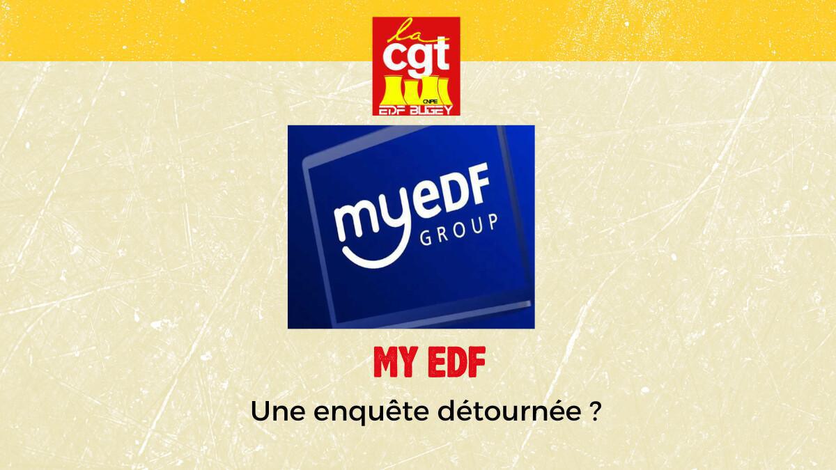 MY EDF : Une enquête détournée, un dialogue social tronqué, le spam de l'an ?